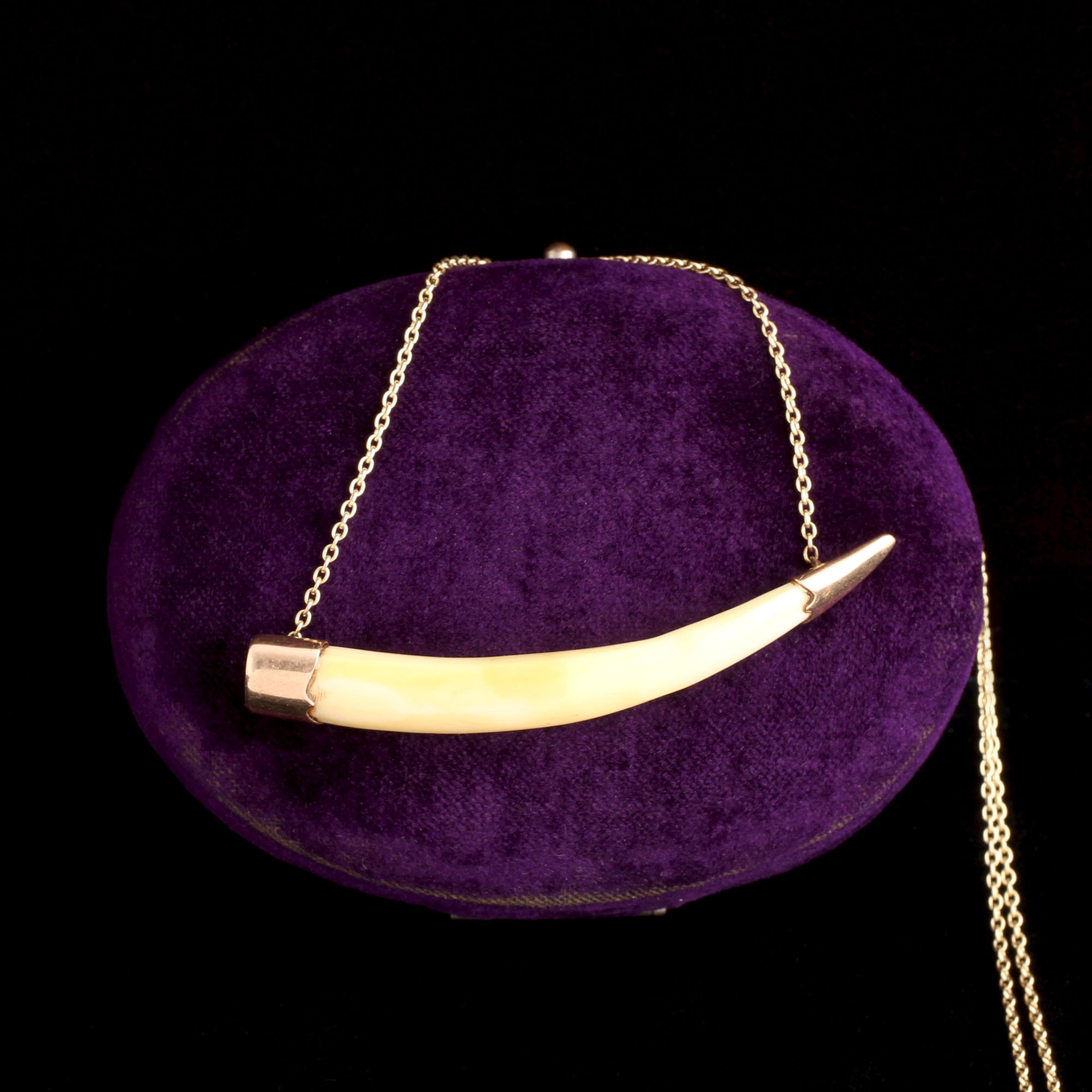Victorian Tusk Necklace