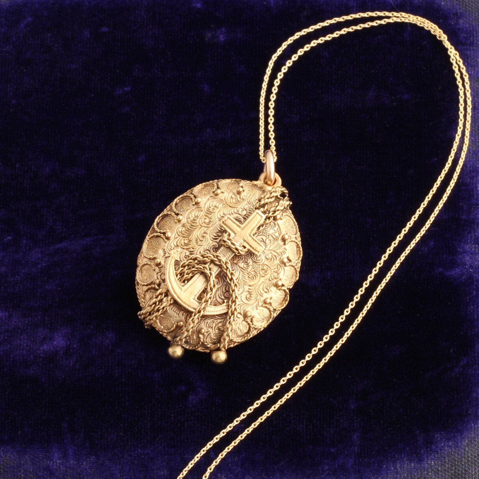 Victorian Anchor Locket