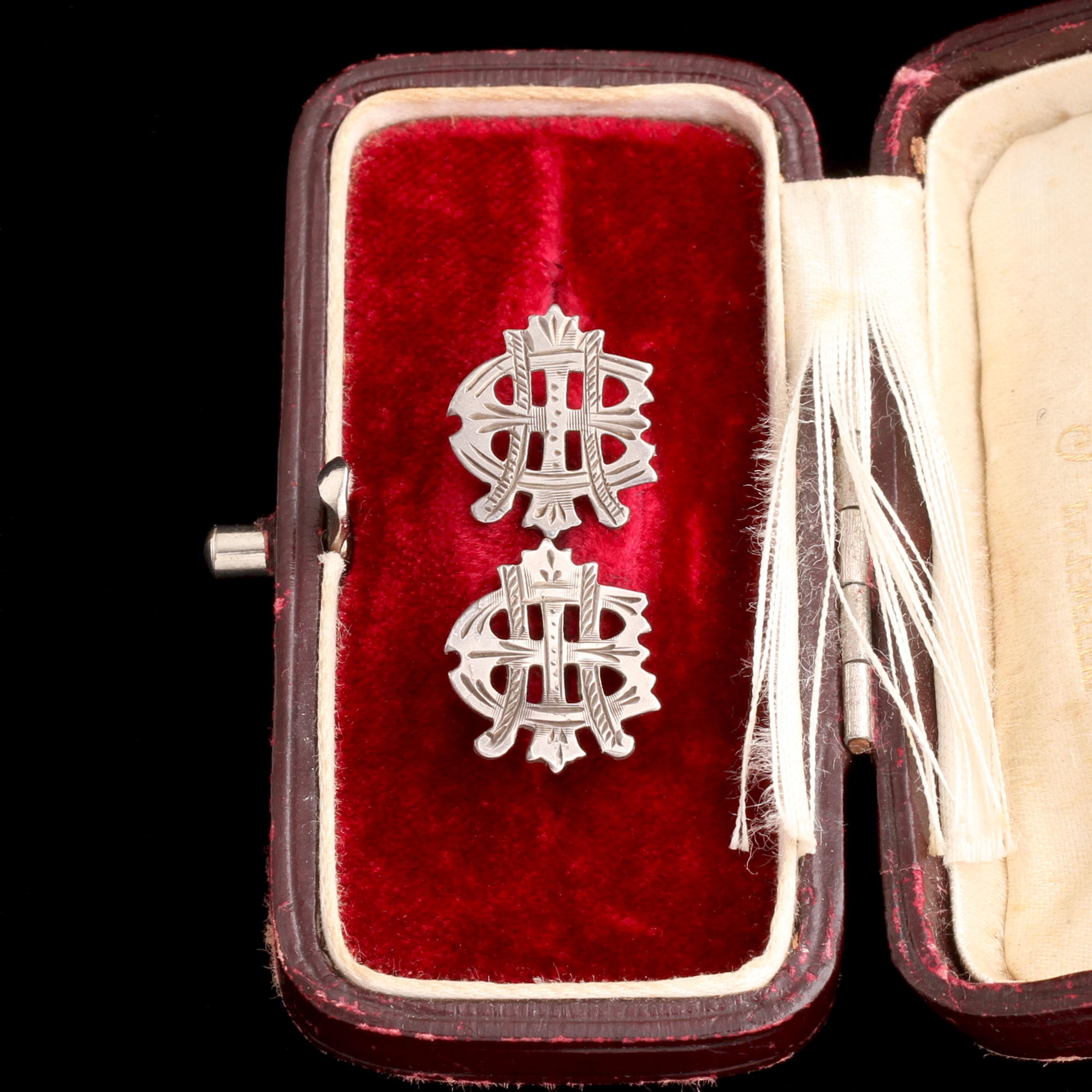 Victorian Silver AEI Earrings