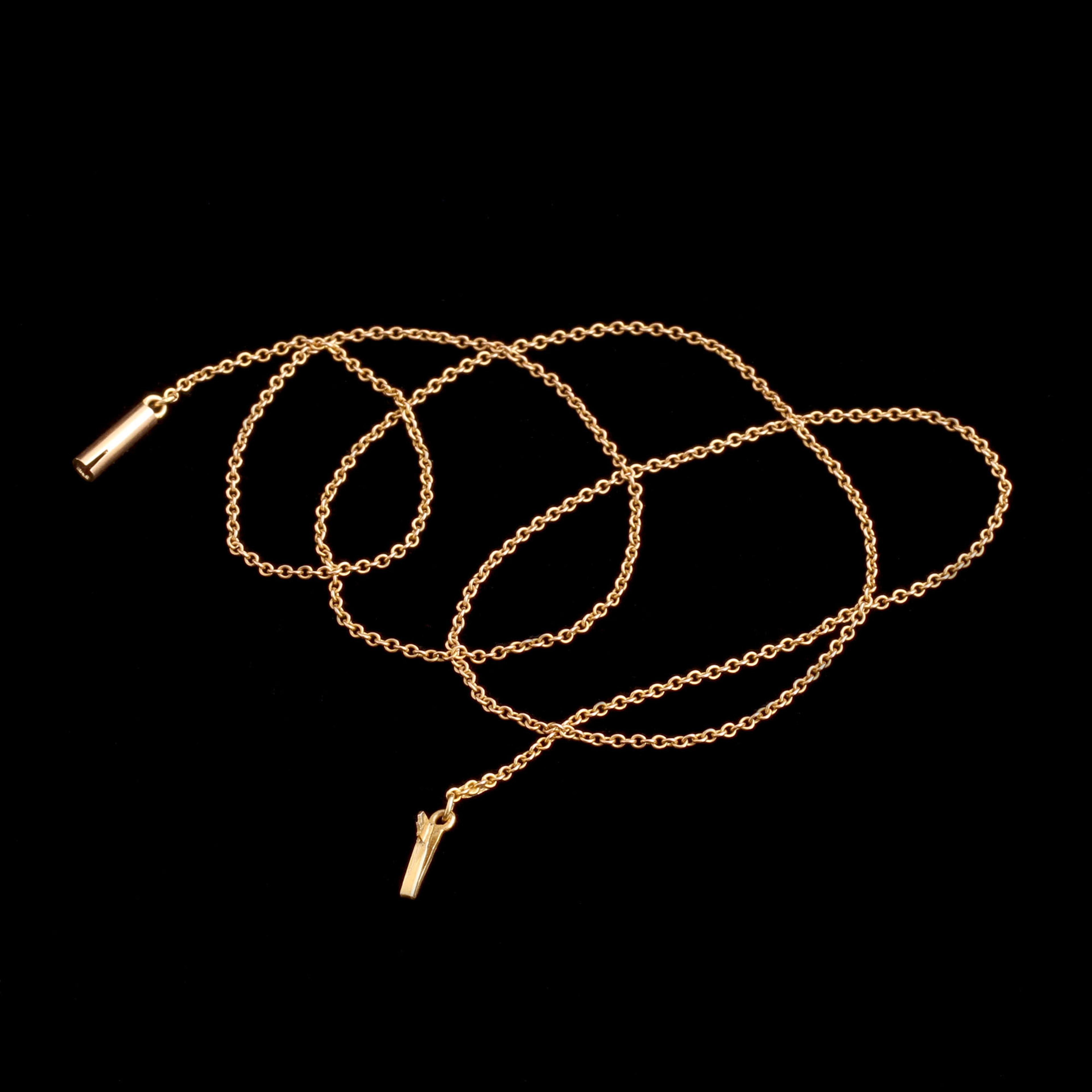 Edwardian 15k Gold 18" Cable Chain