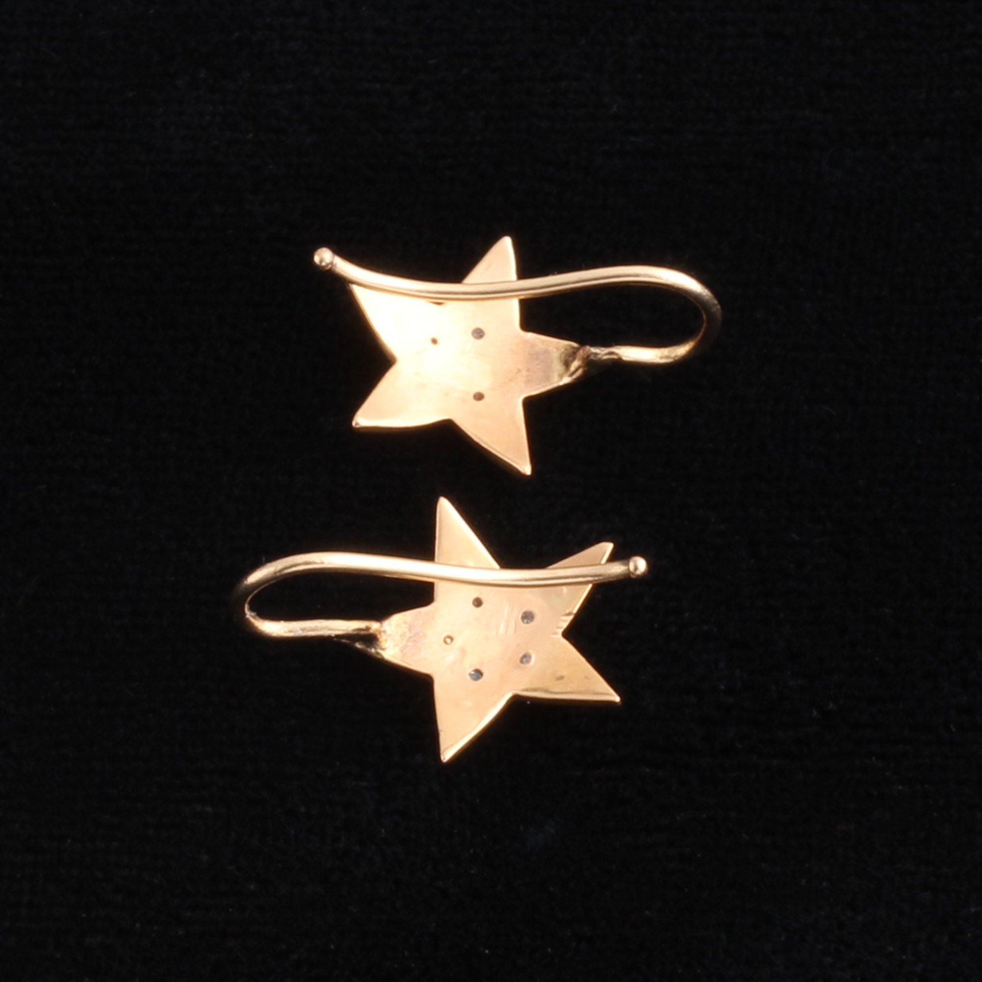 Victorian Turquoise Star Earrings