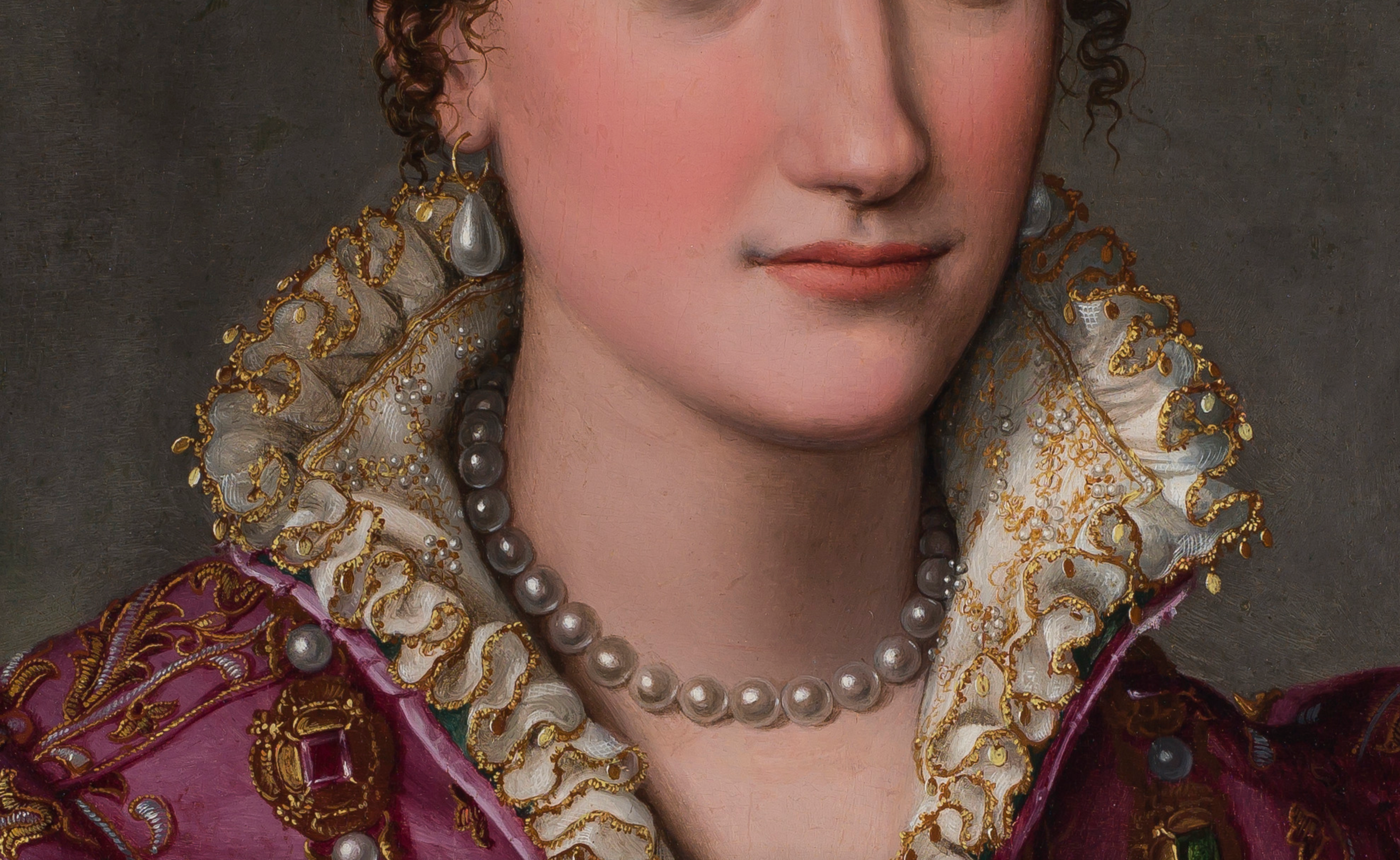 Portrait of a Lady, probably Camilla Martelli de’Medici by Alessandro Allori, c. 1570. St. Louis Art Museum