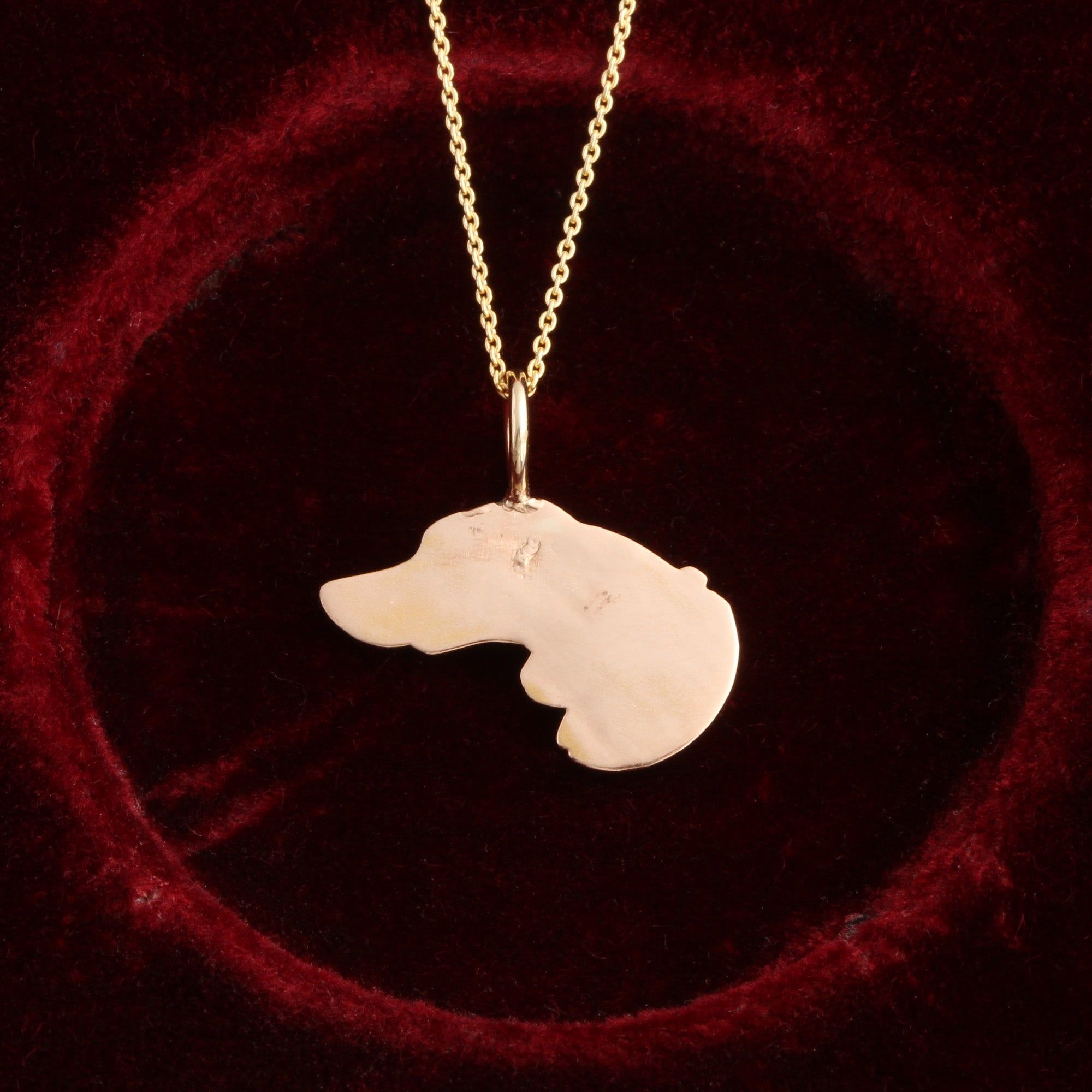 Edwardian Hunting Dog Pendant