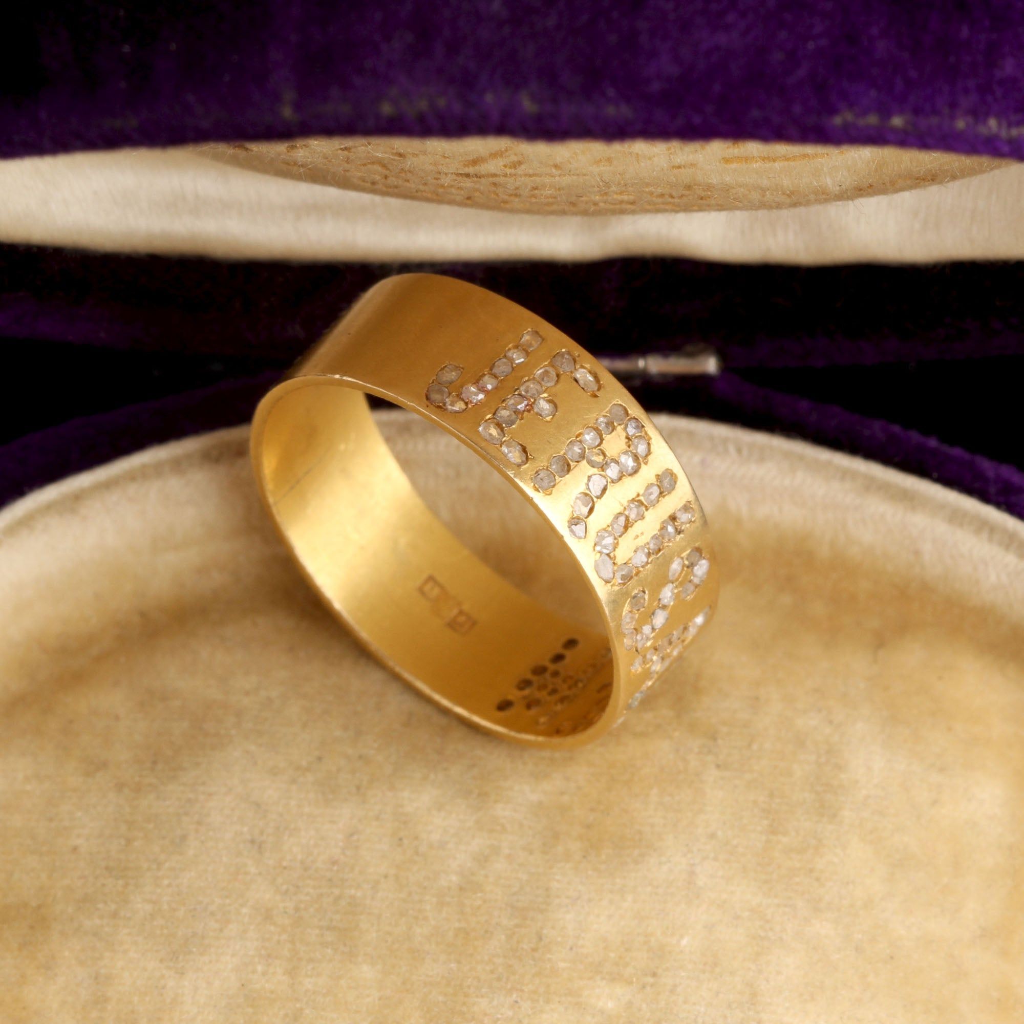 Early 20th Century Jerusalem Souvenir Ring