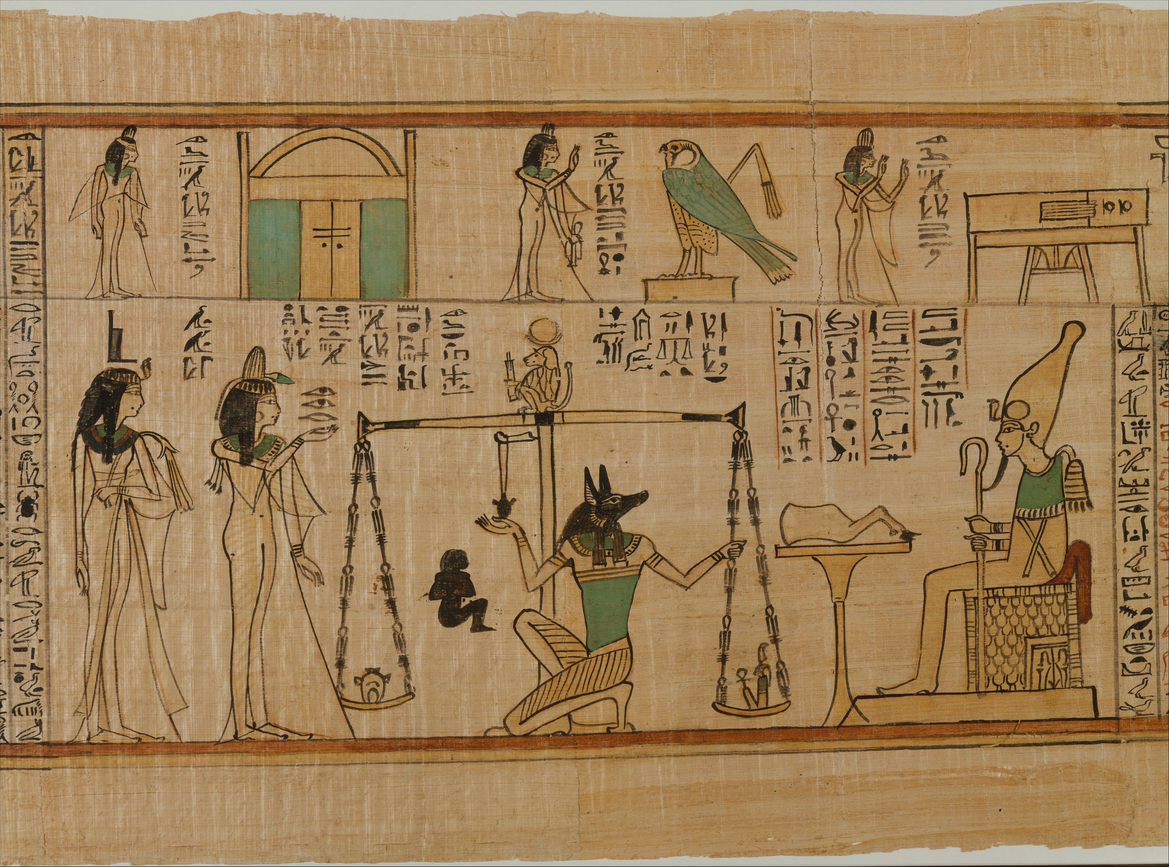 Book of the Dead for the Chantress of Amun, Nauny, 1050 B.C., The Metropolitan Museum of Art.