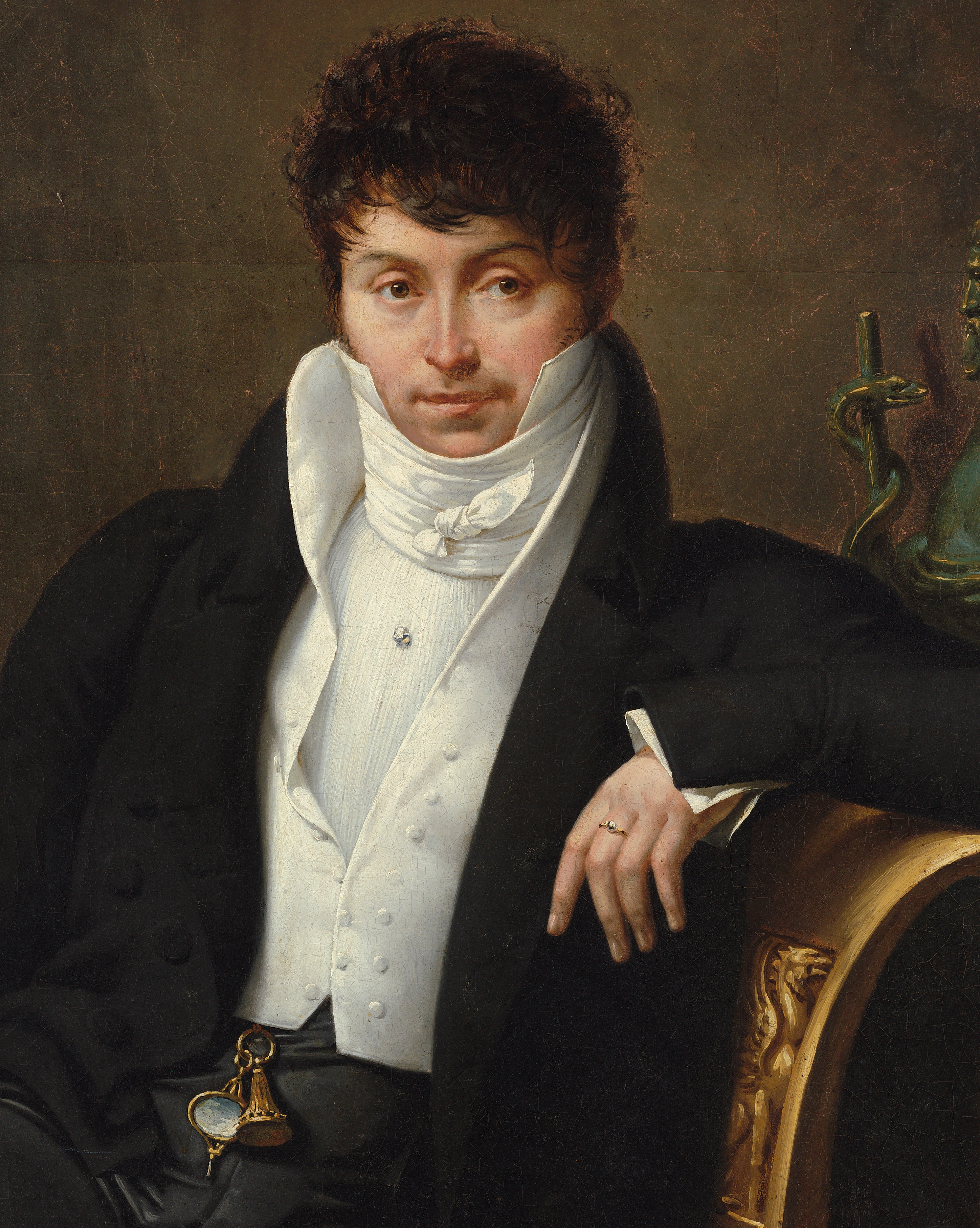 Portrait of Pierre-Jean-George Cabanis by Merry-Joseph Blondel, ca 1808.