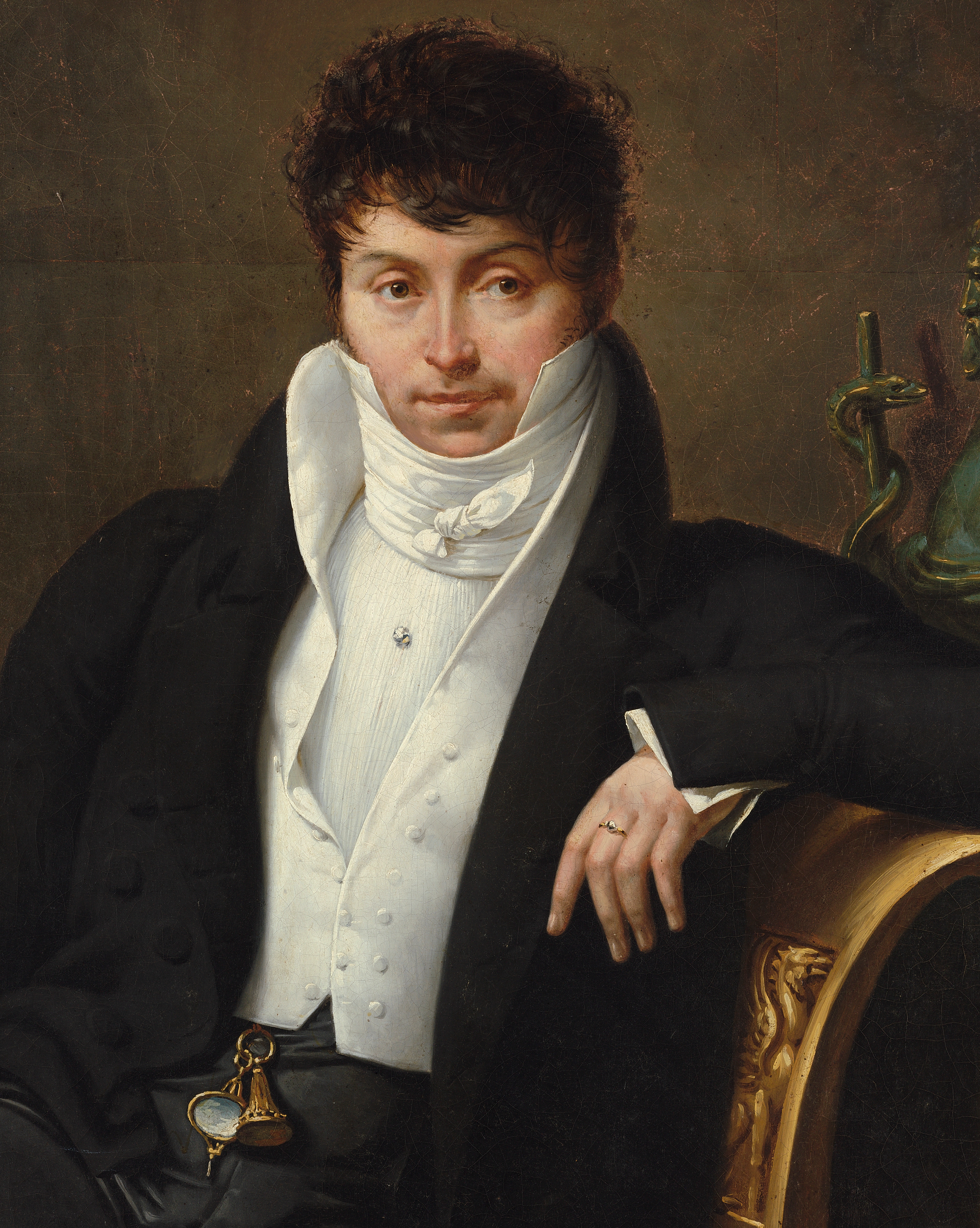Portrait of Pierre-Jean-George Cabanis by Merry-Joseph Blondel, ca 1808.