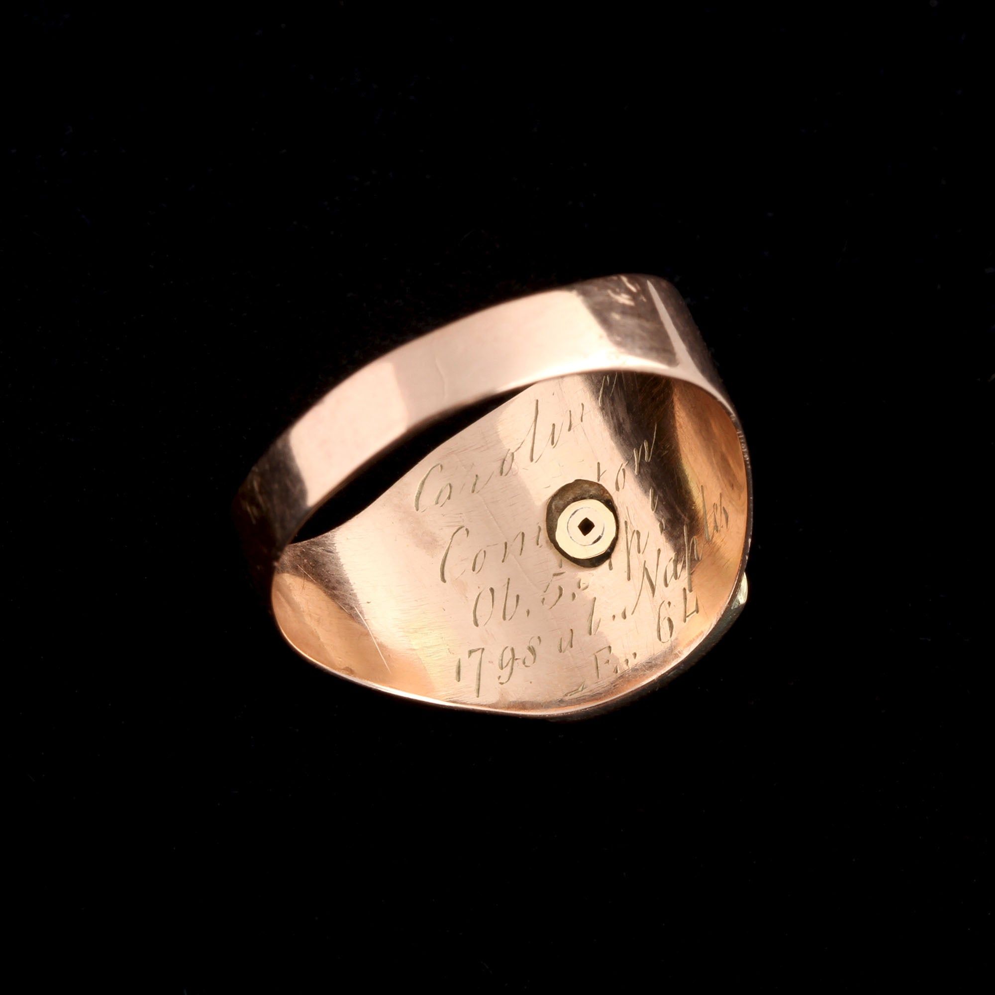 Georgian Diamond Urn Mourning Ring