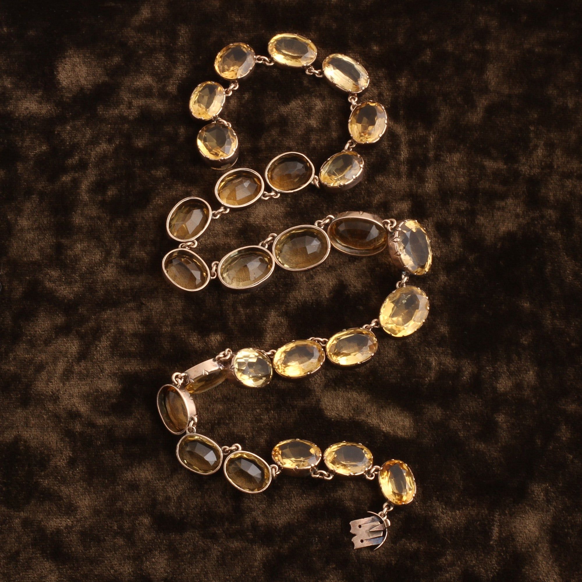 Victorian Citrine Rivière