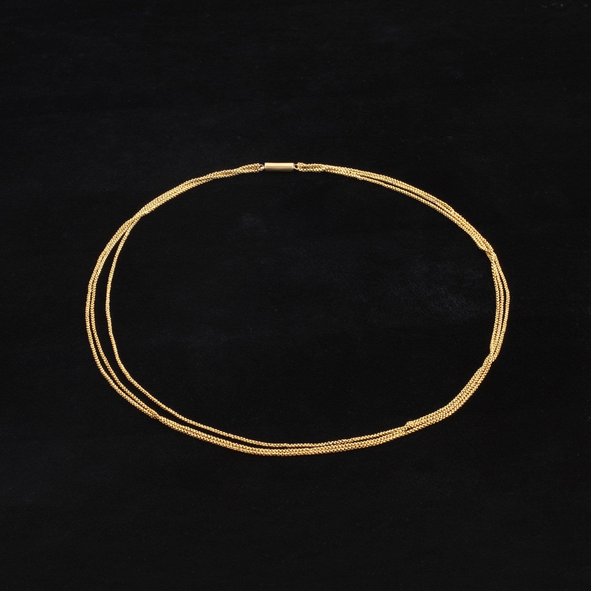 Georgian Triple Strand Necklace