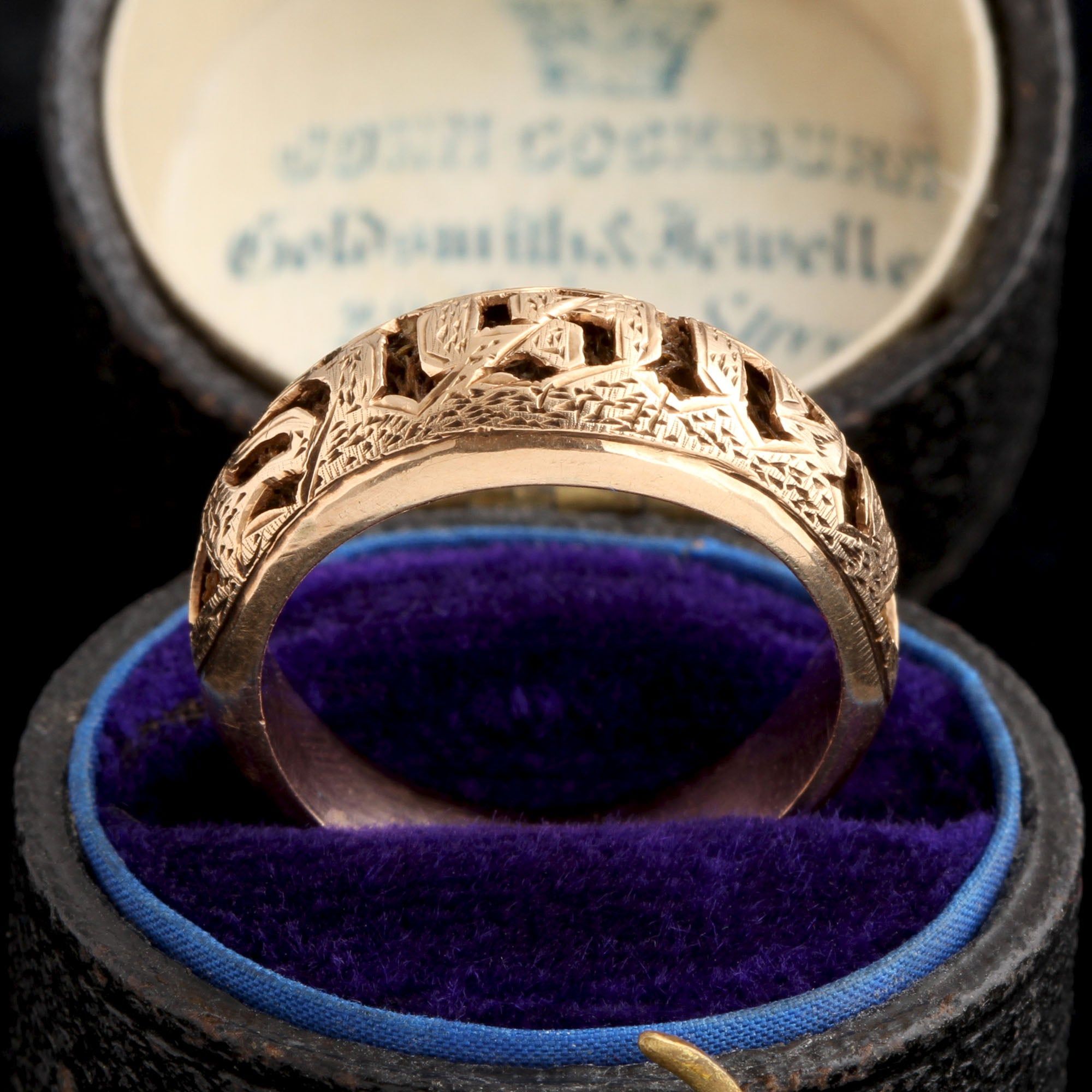 Victorian Concealed Hair "Sister" Ring