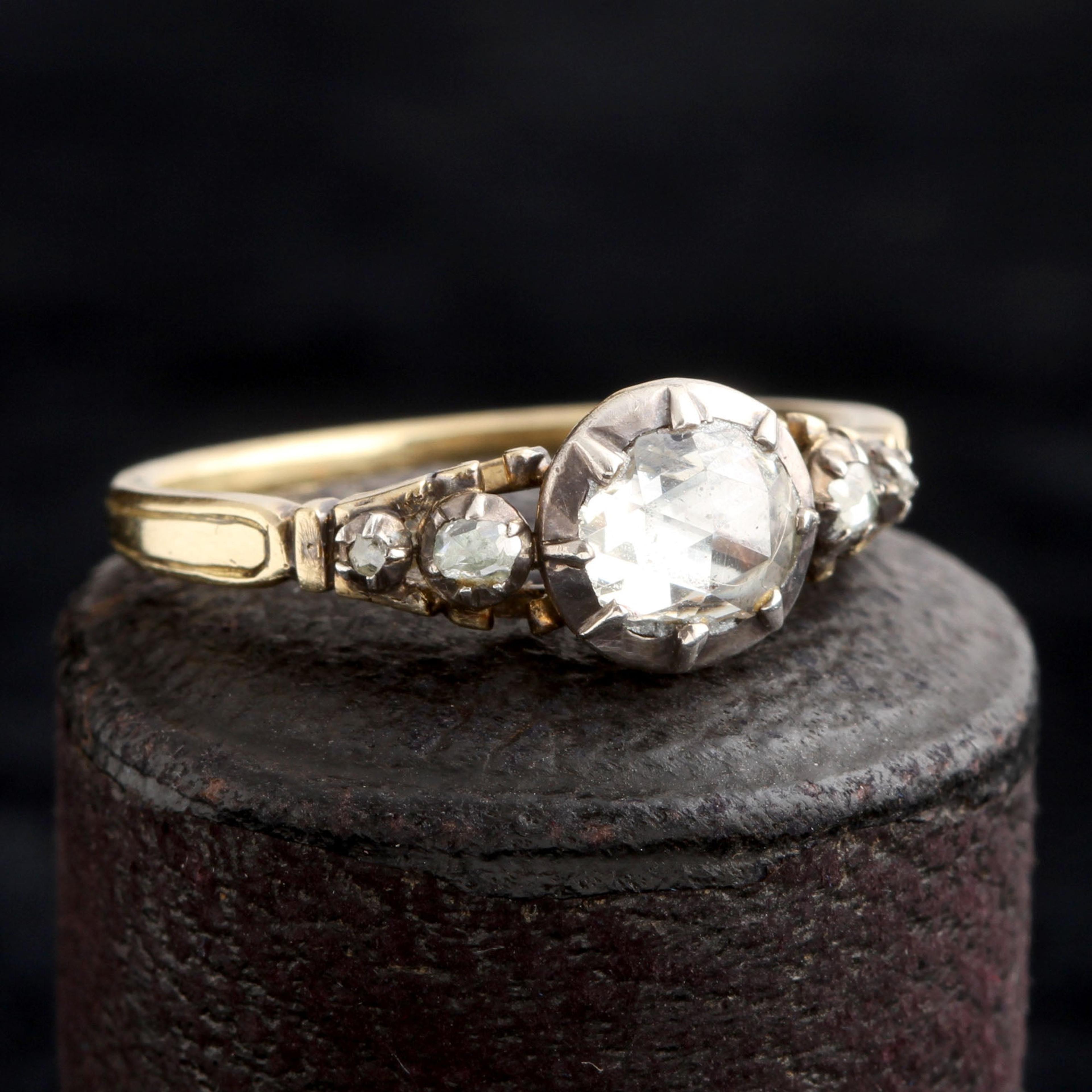 Georgian Rose Cut Diamond Ring