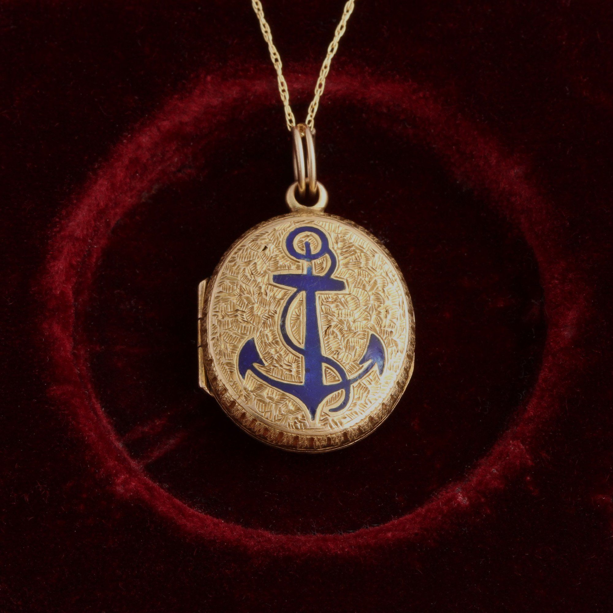 Victorian Anchor Locket