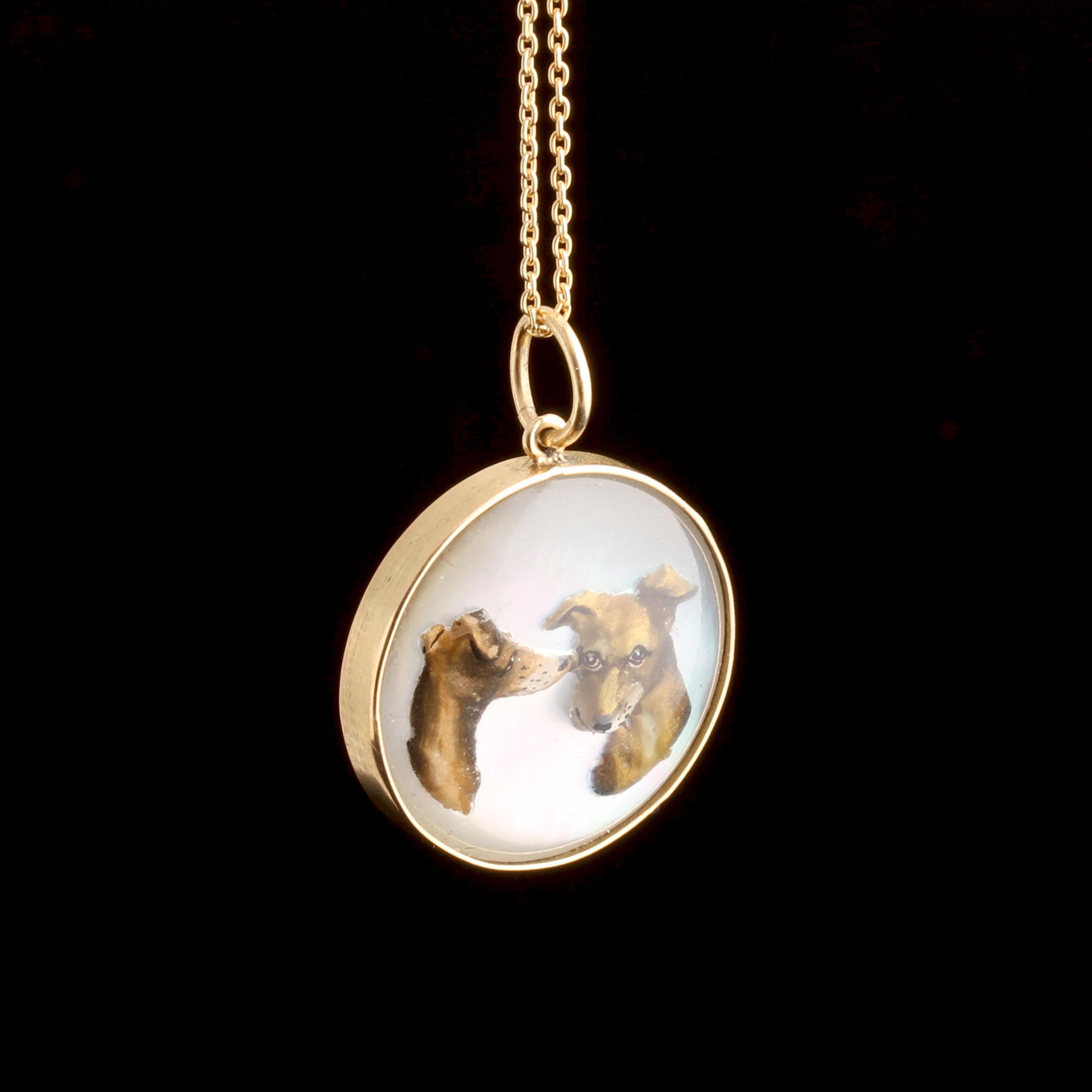 Victorian Essex Crystal Whippets Necklace