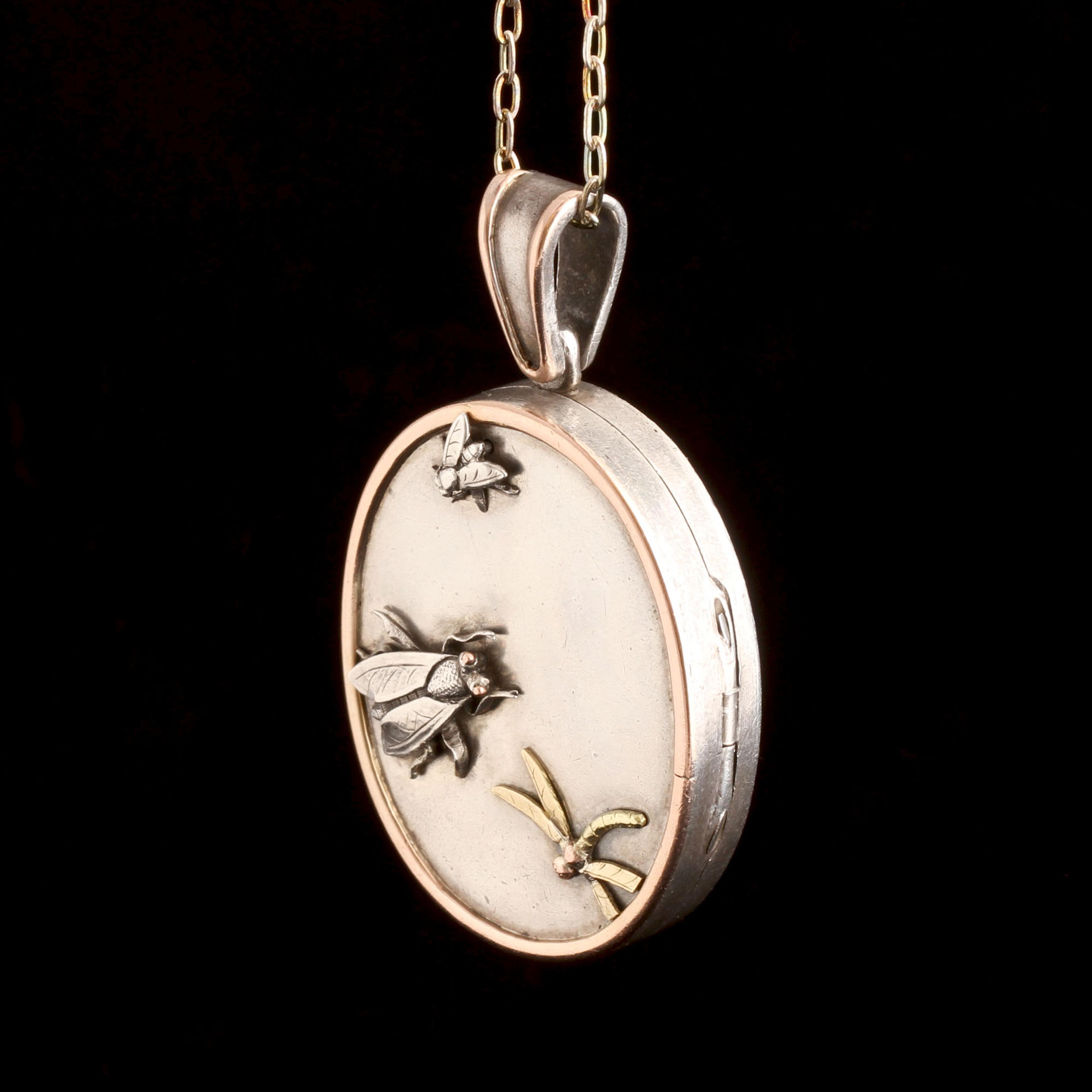 Aesthetic Movement Insect Locket