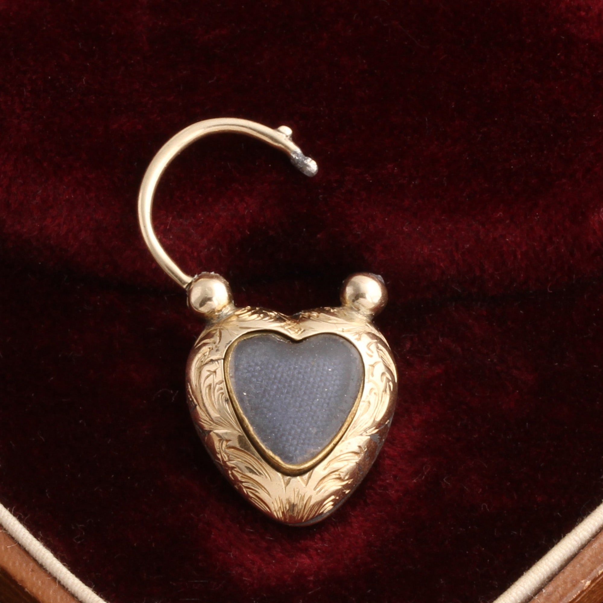Victorian Pearl Grape Cluster Padlock Locket