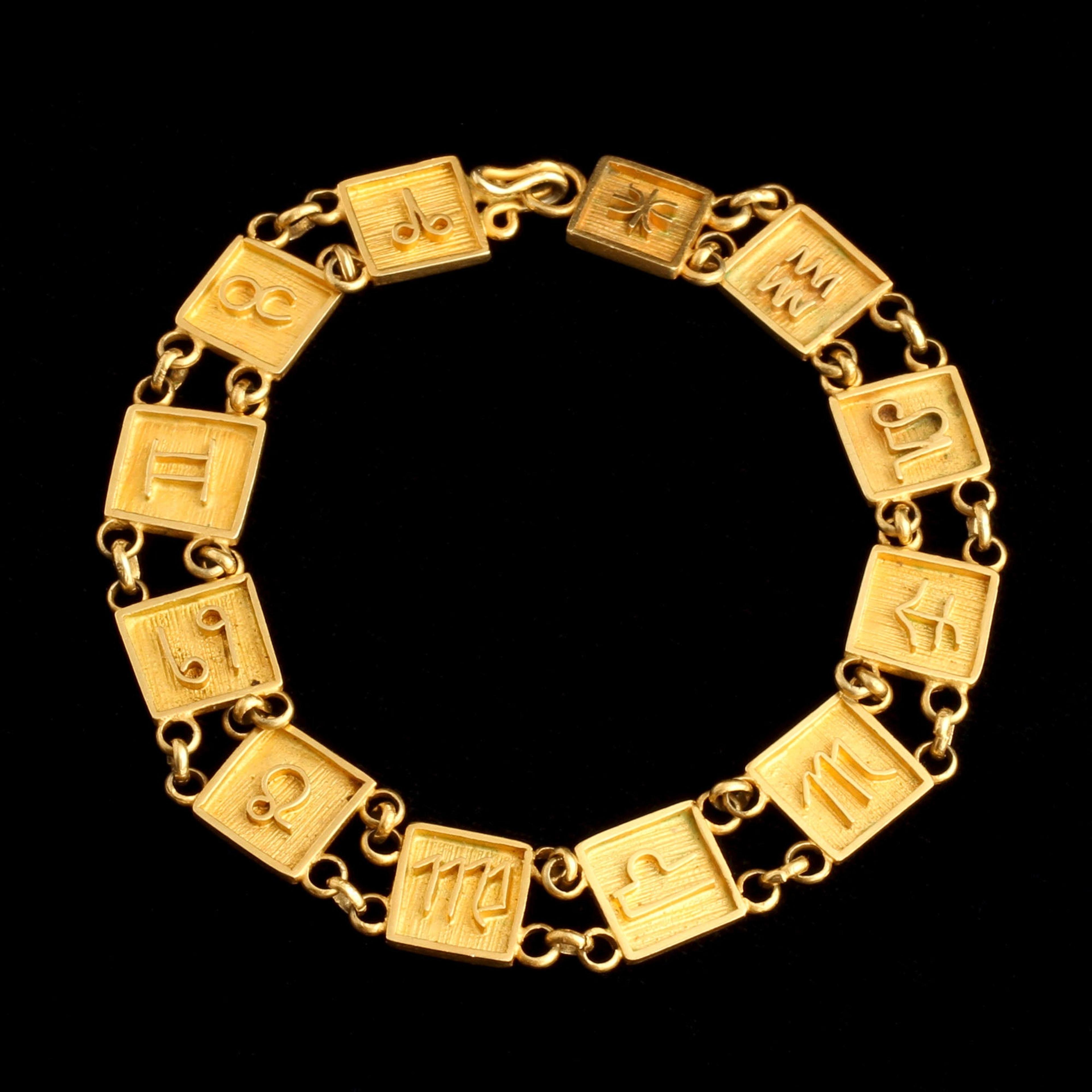 Victorian Signs of the Zodiac Bracelet