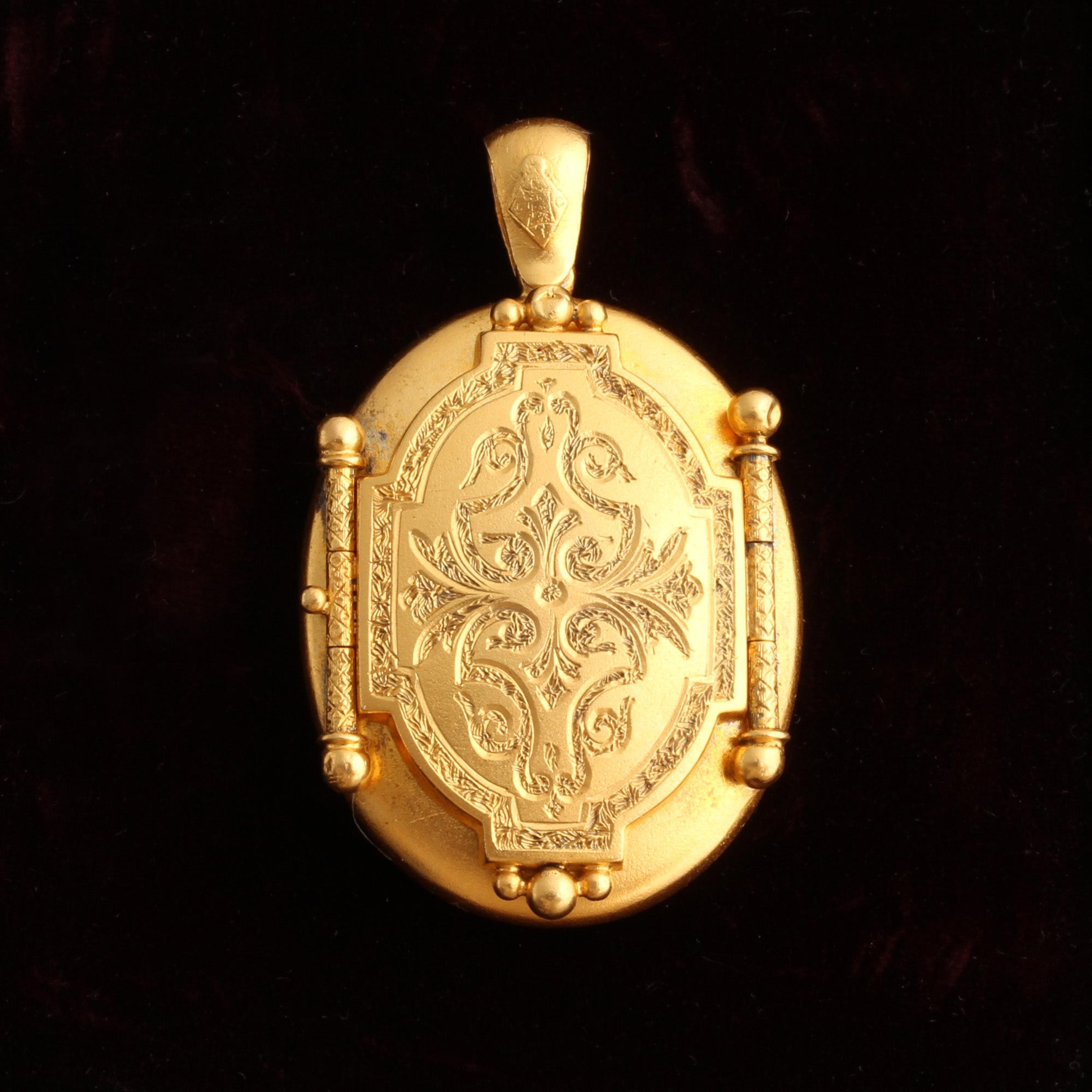 Victorian Hidden Compartment Locket