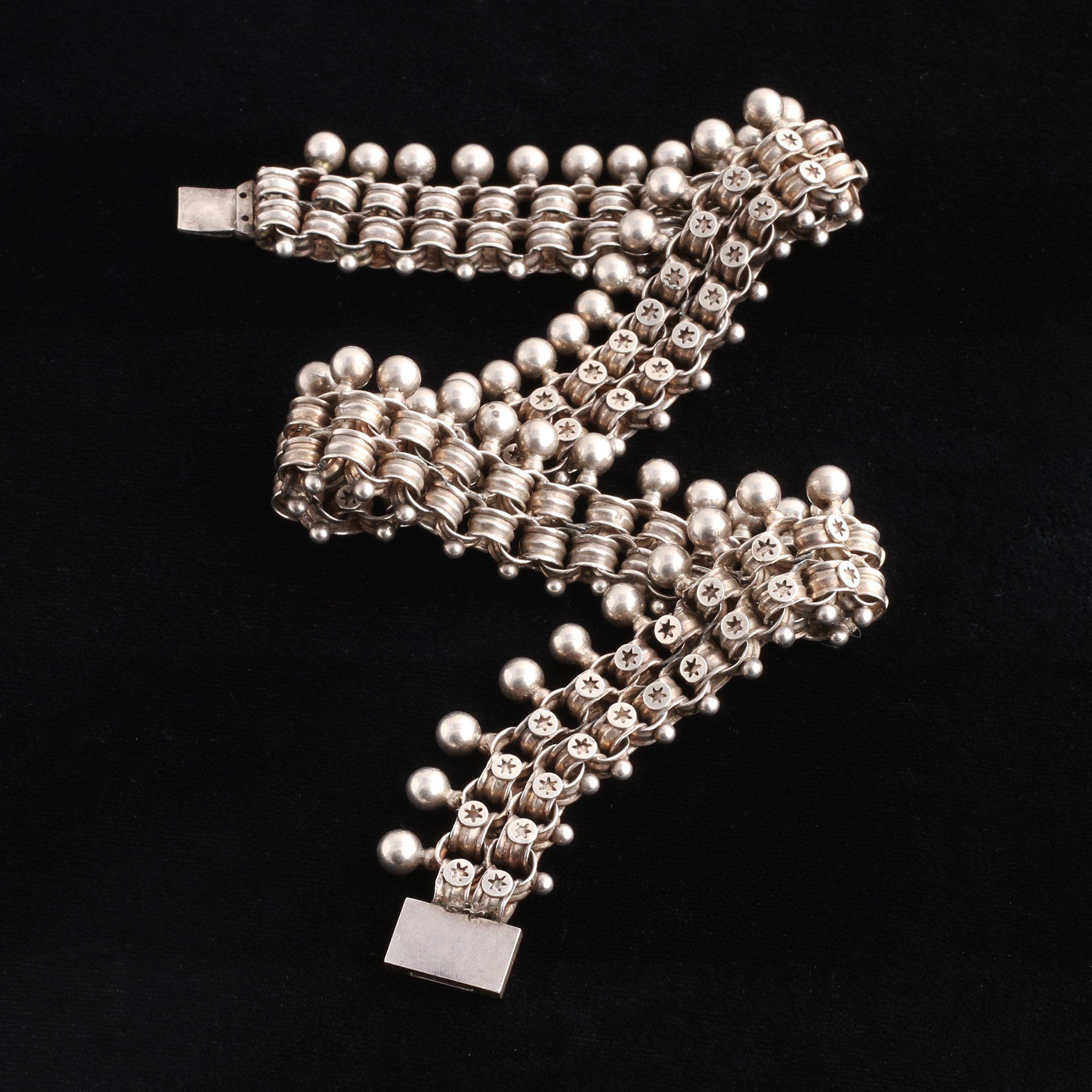 Victorian Silver Star Collar