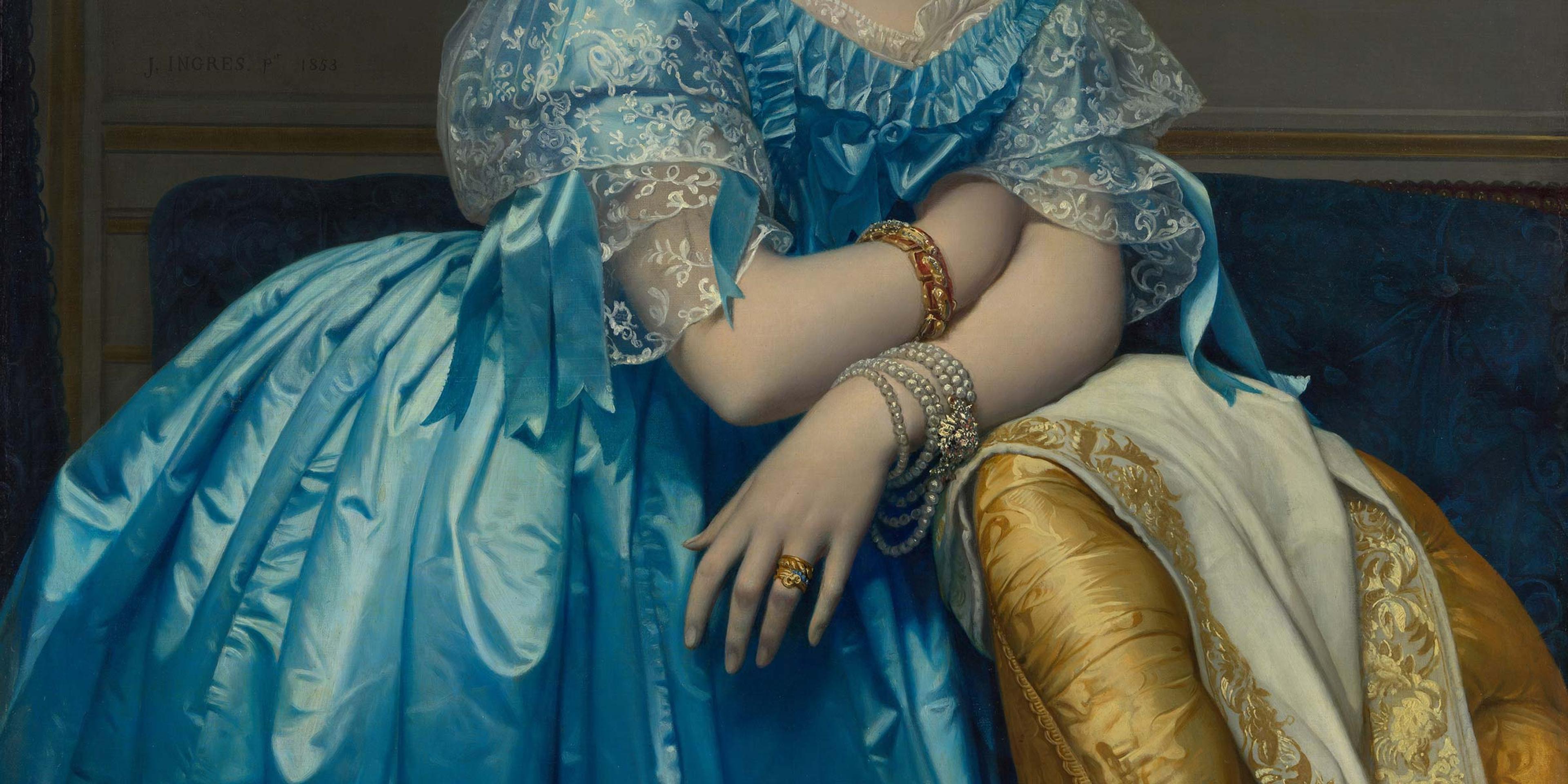 Jean Auguste Dominique Ingres, “Princesse de Broglie,” 1851-3.