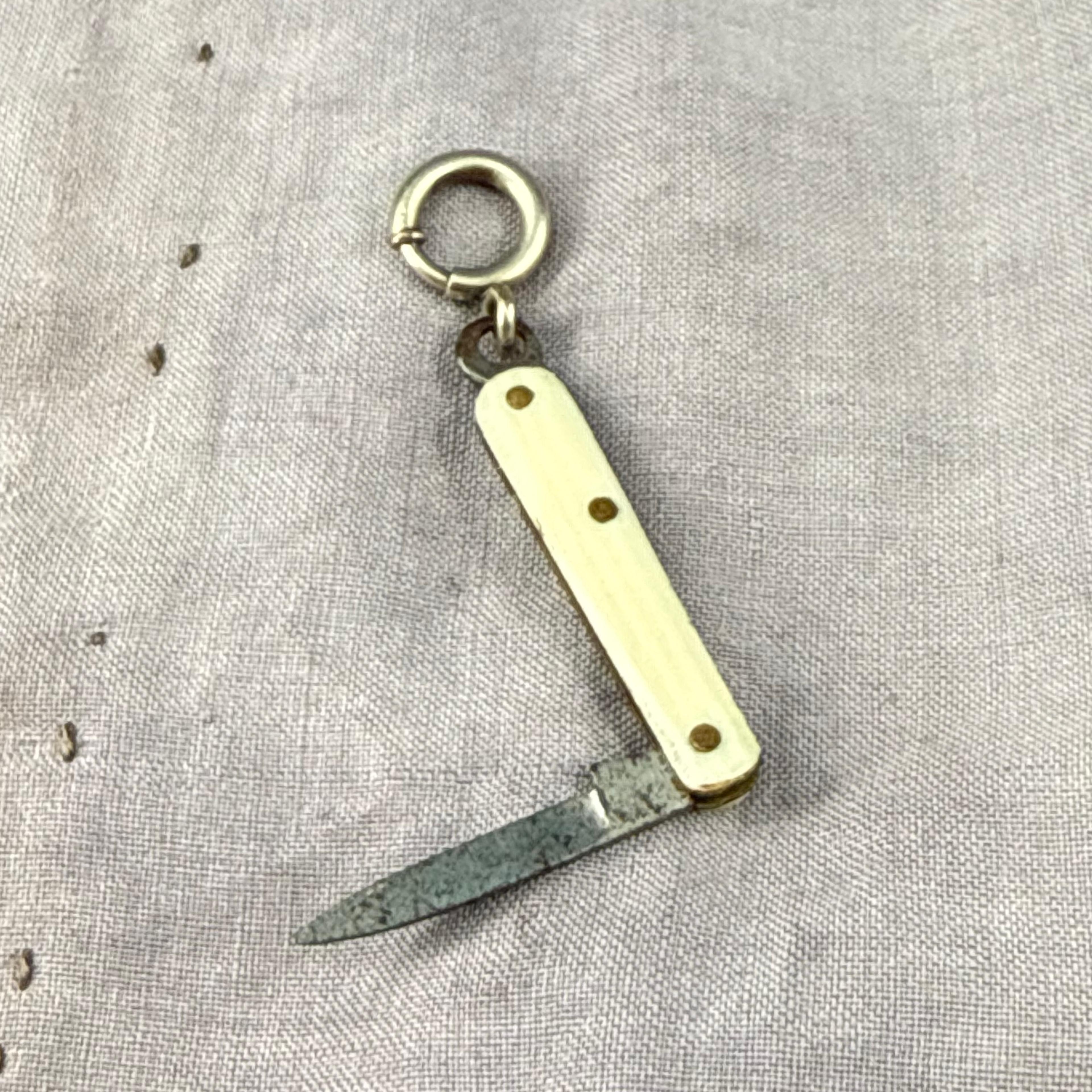 Tiny Penknife on Bolt ring