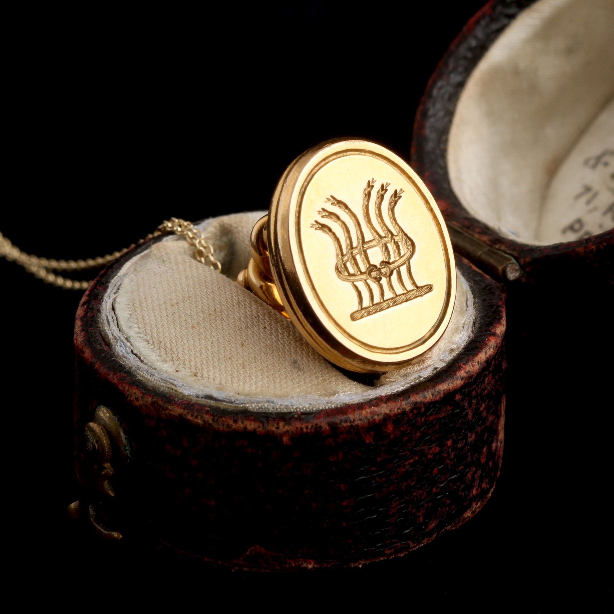 Victorian Six Serpents Wax Seal Necklace