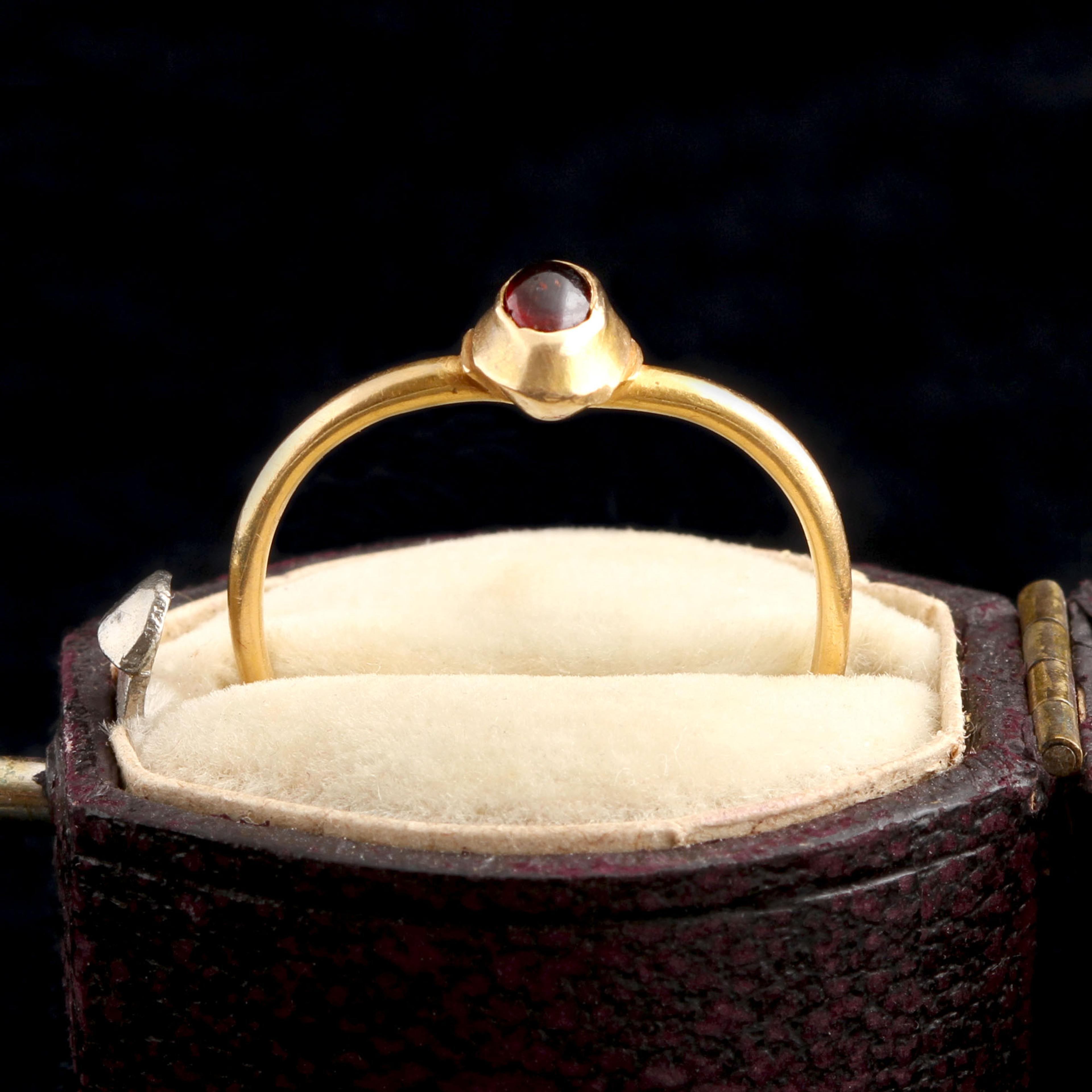 Medieval Garnet Ring