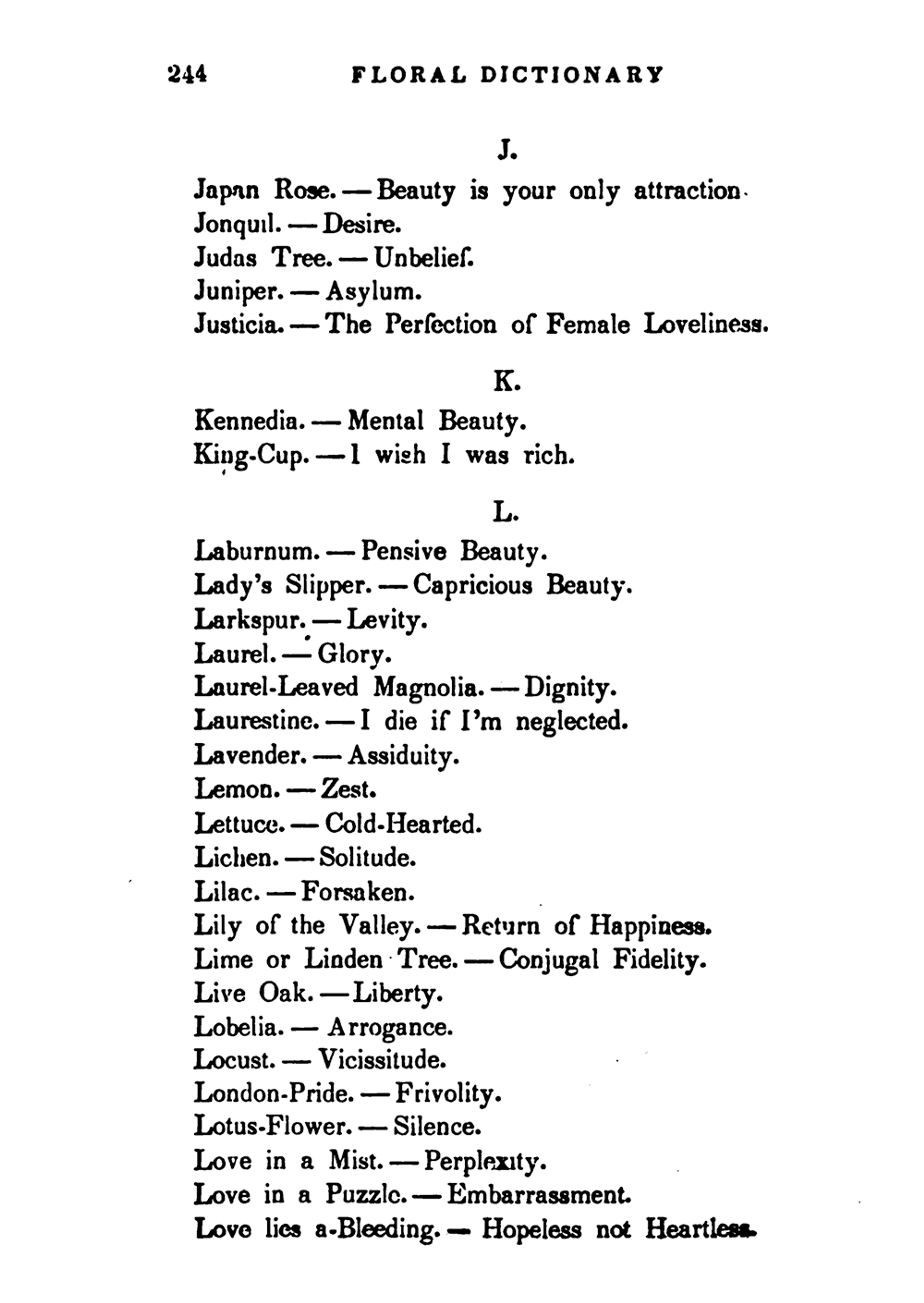 Pages from “The Lady’s Book of Flowers and Poetry: To Which Are Added a Botanical Introduction, a Complete Floral Dictionary and a Chapter on Plants in Rooms,” edited by Lucy Hopper, 1860. HathiTrust, The New York Public Library.