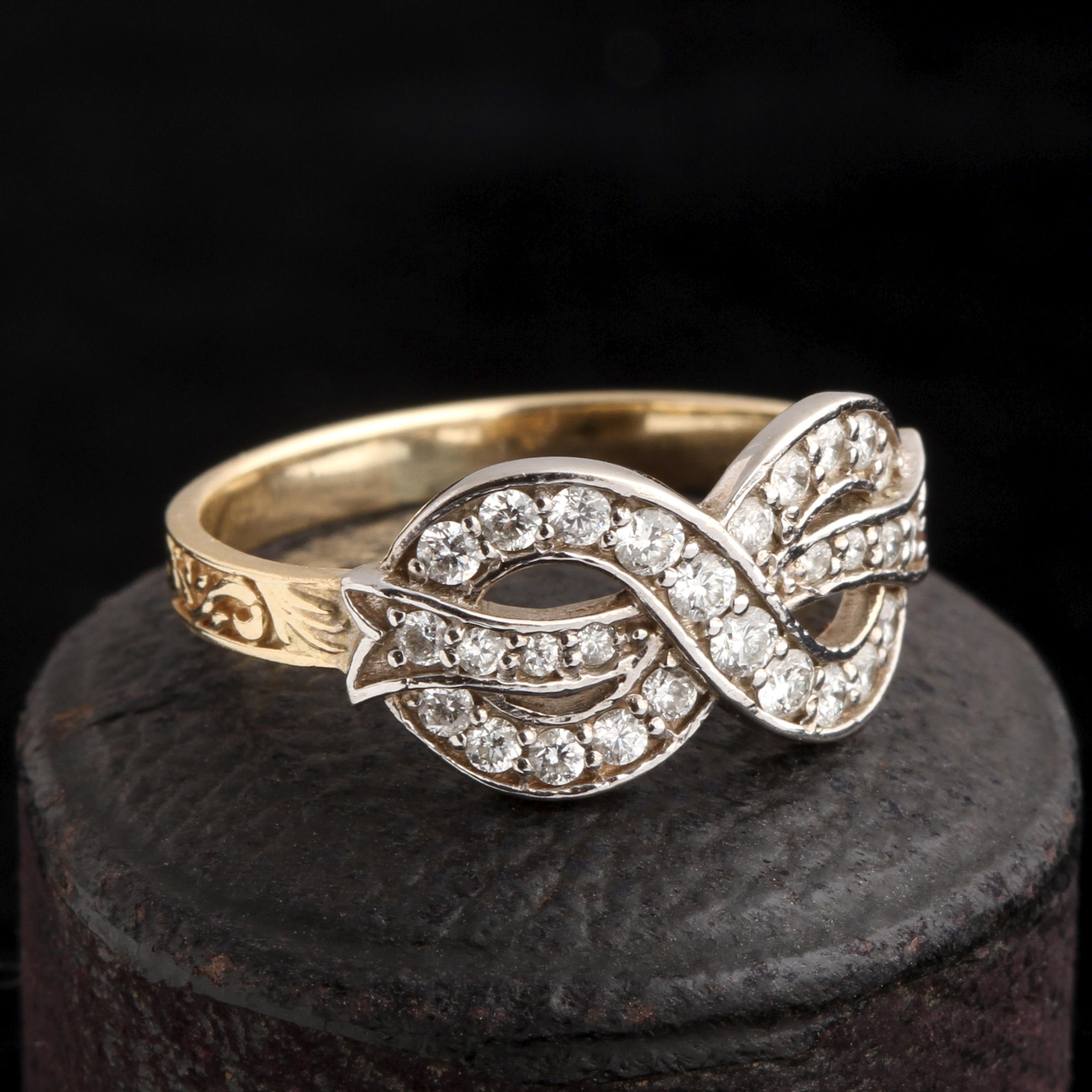 Detail of Bow Ring (Diamond)