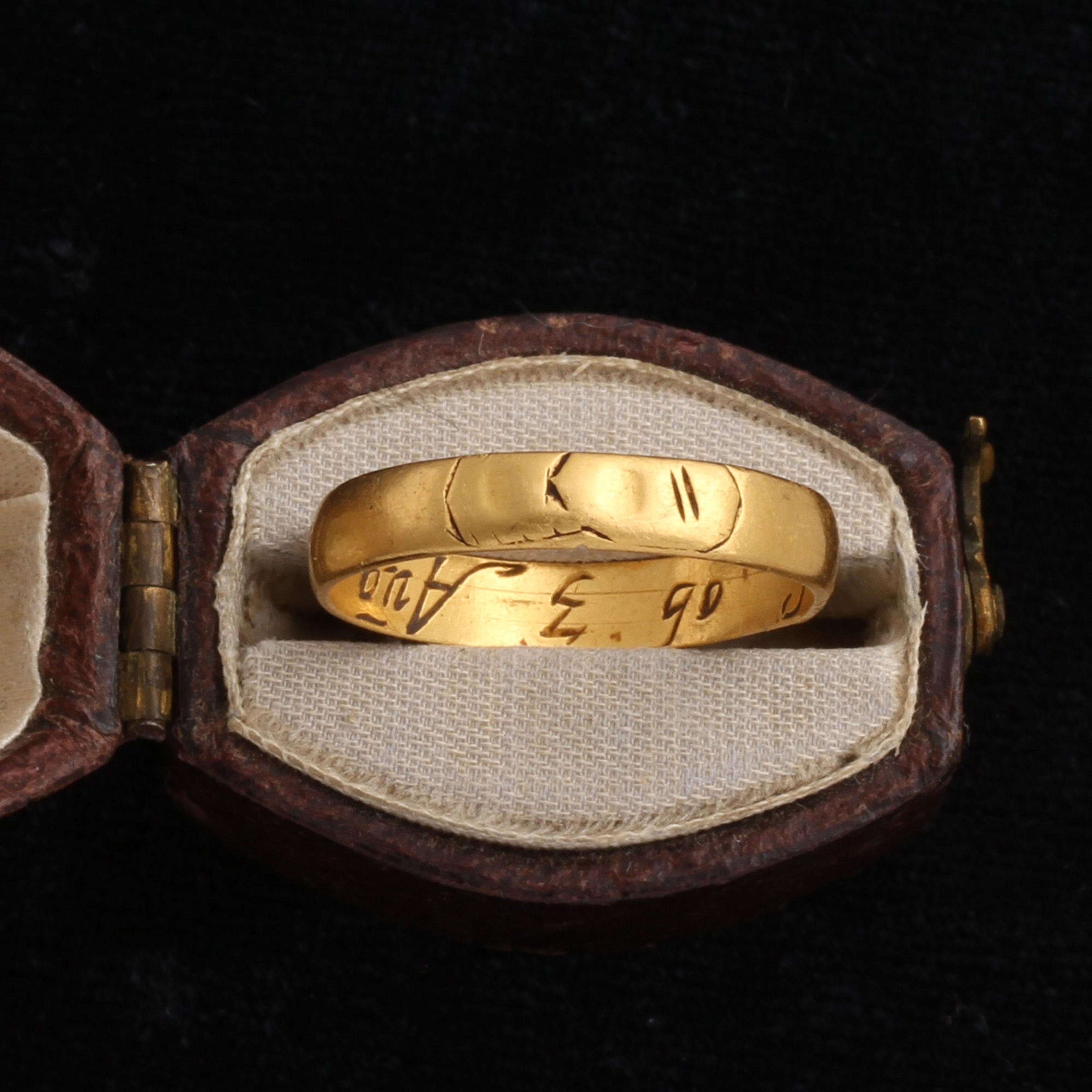 Detail of 17th Century Death's Head Ring