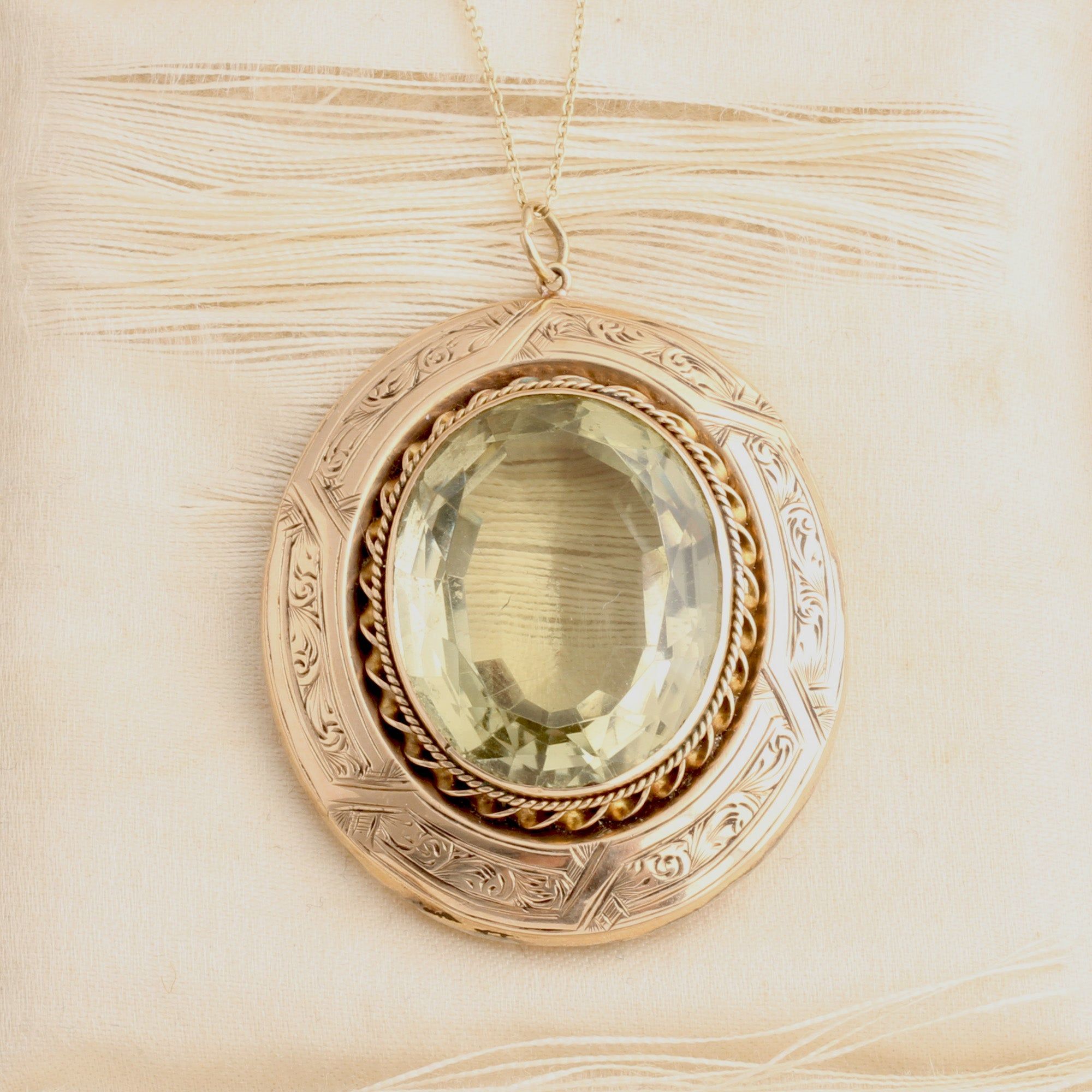 Victorian Chrysoberyl Pendant