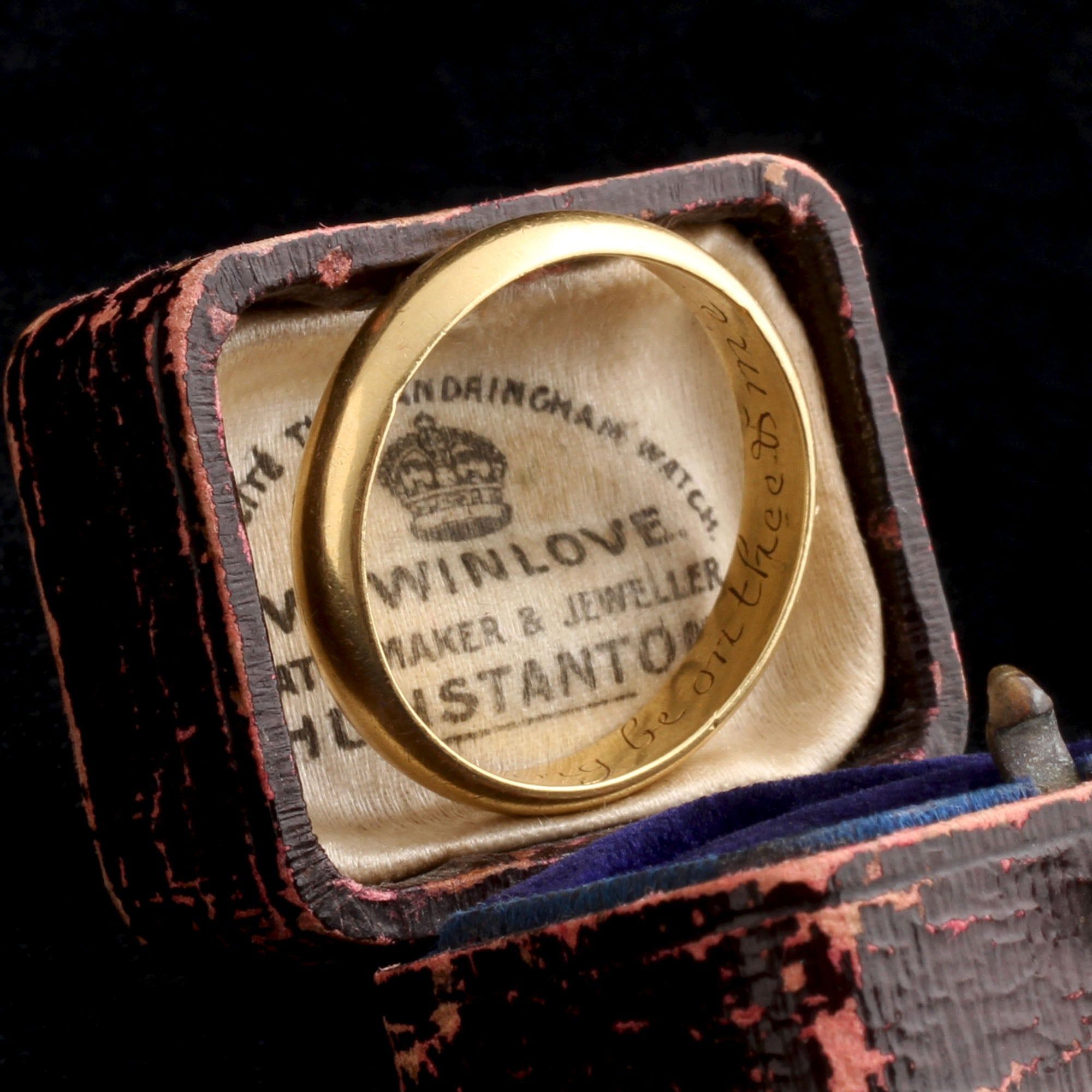 Late 18th Century "Gods Blessing Be" Posy Ring