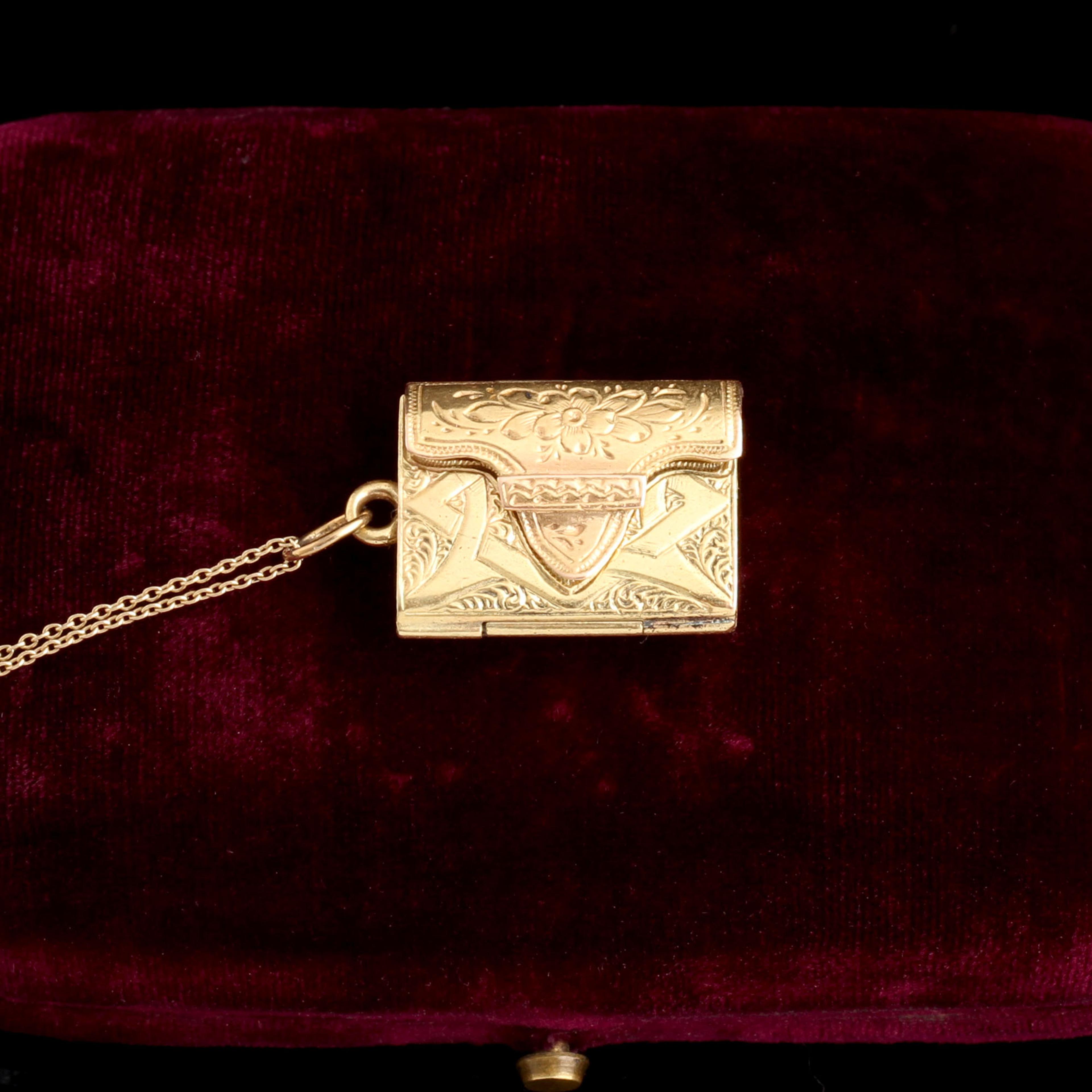 Victorian Anchor Book Locket