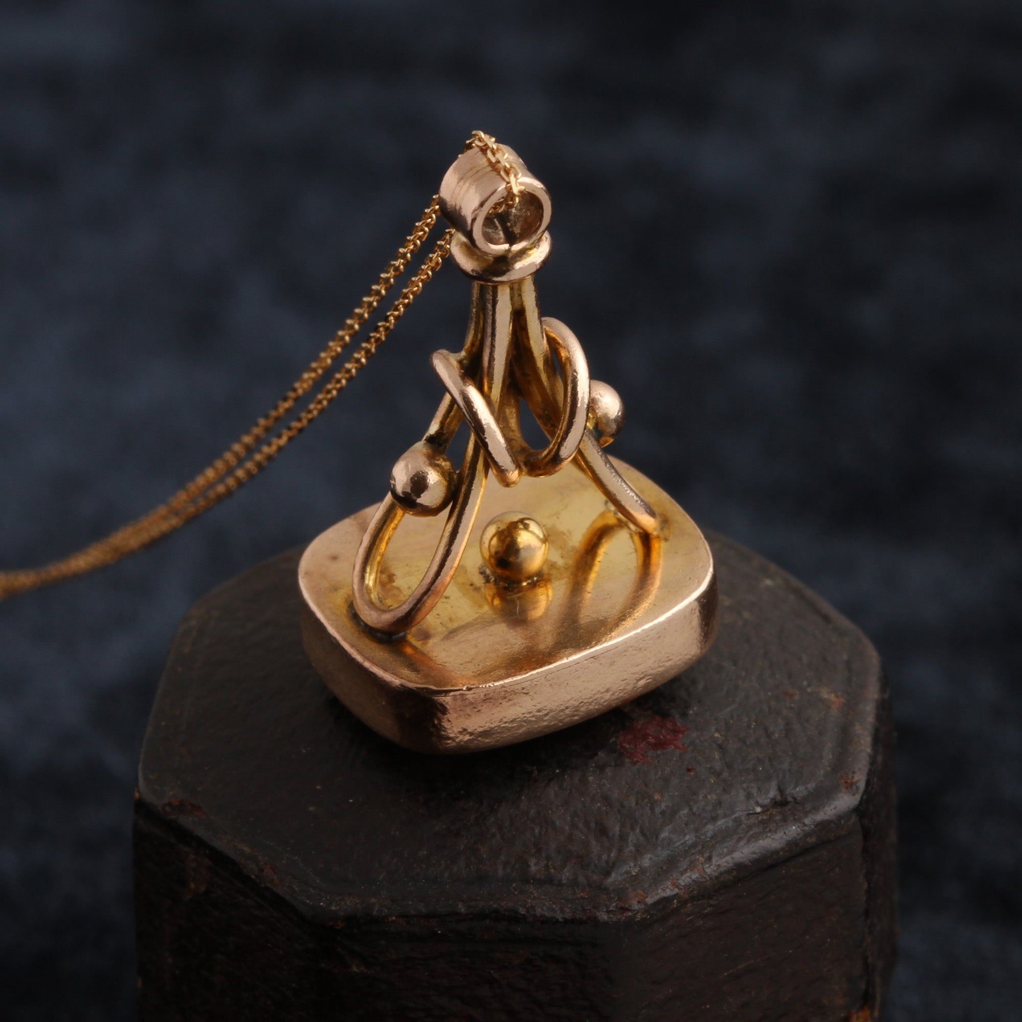 Georgian "Rien Sans Peine" Wax Seal Fob