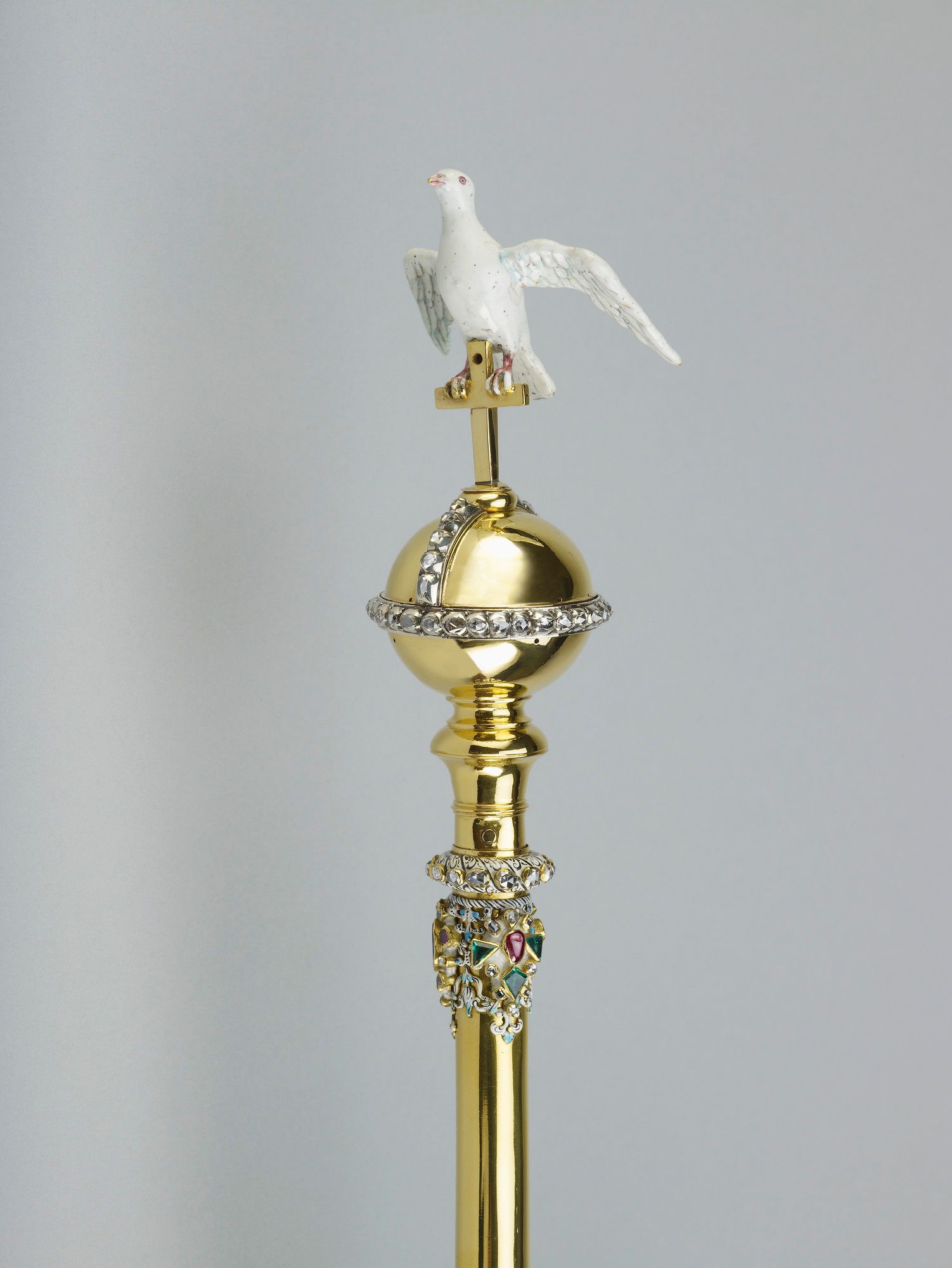 The Sovereign's Sceptre with dove, 1661.