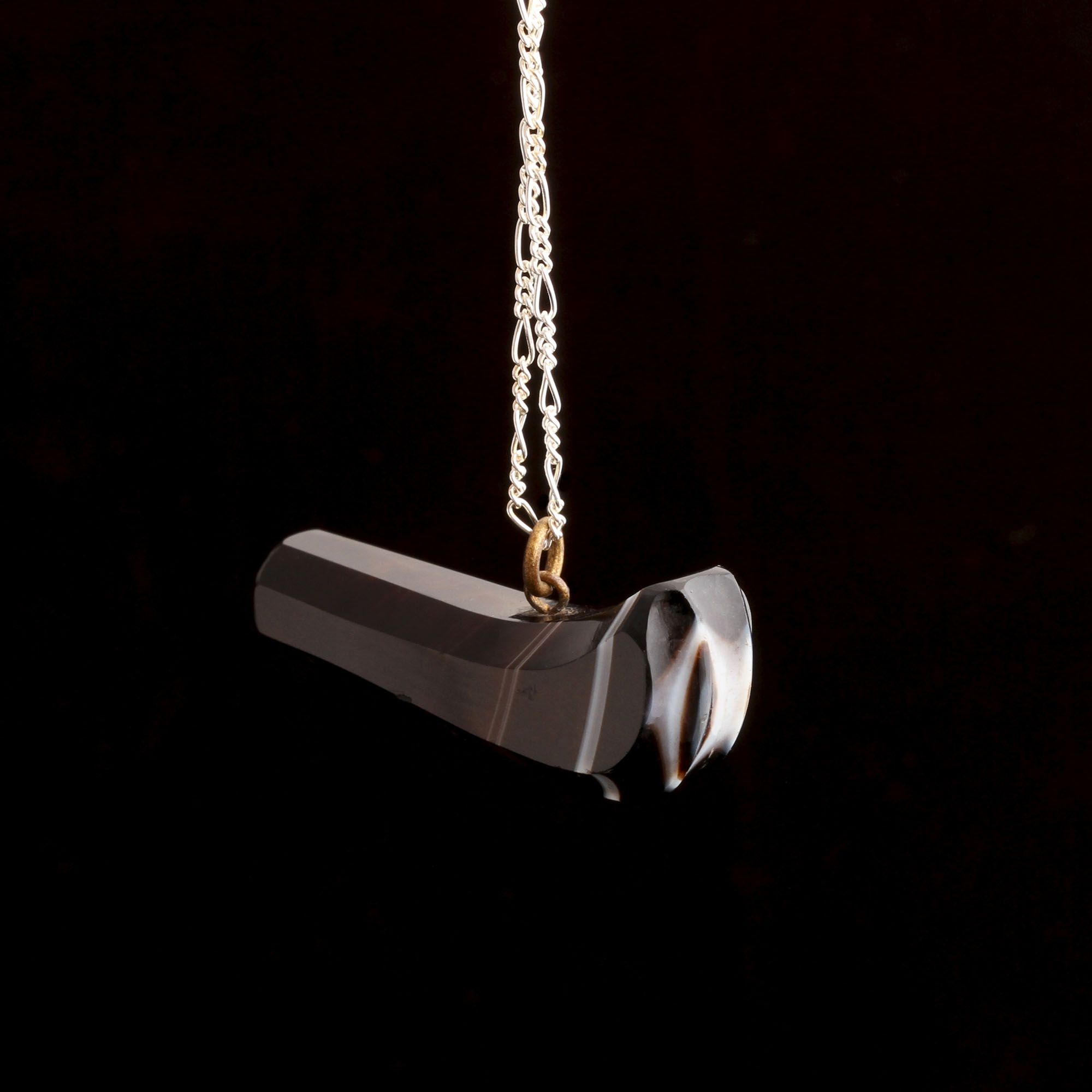 Victorian Carved Agate Whistle Necklace — Erica Weiner