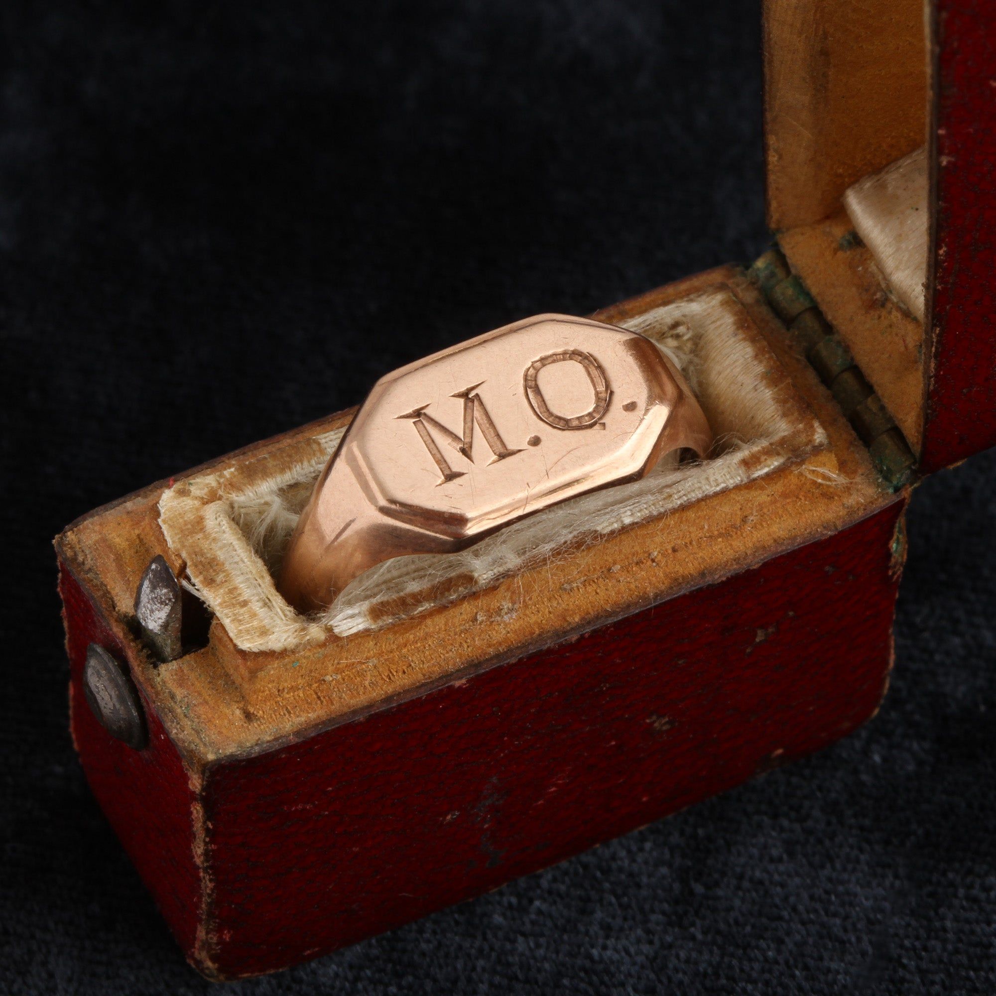 1920s "M.O." Signet Ring