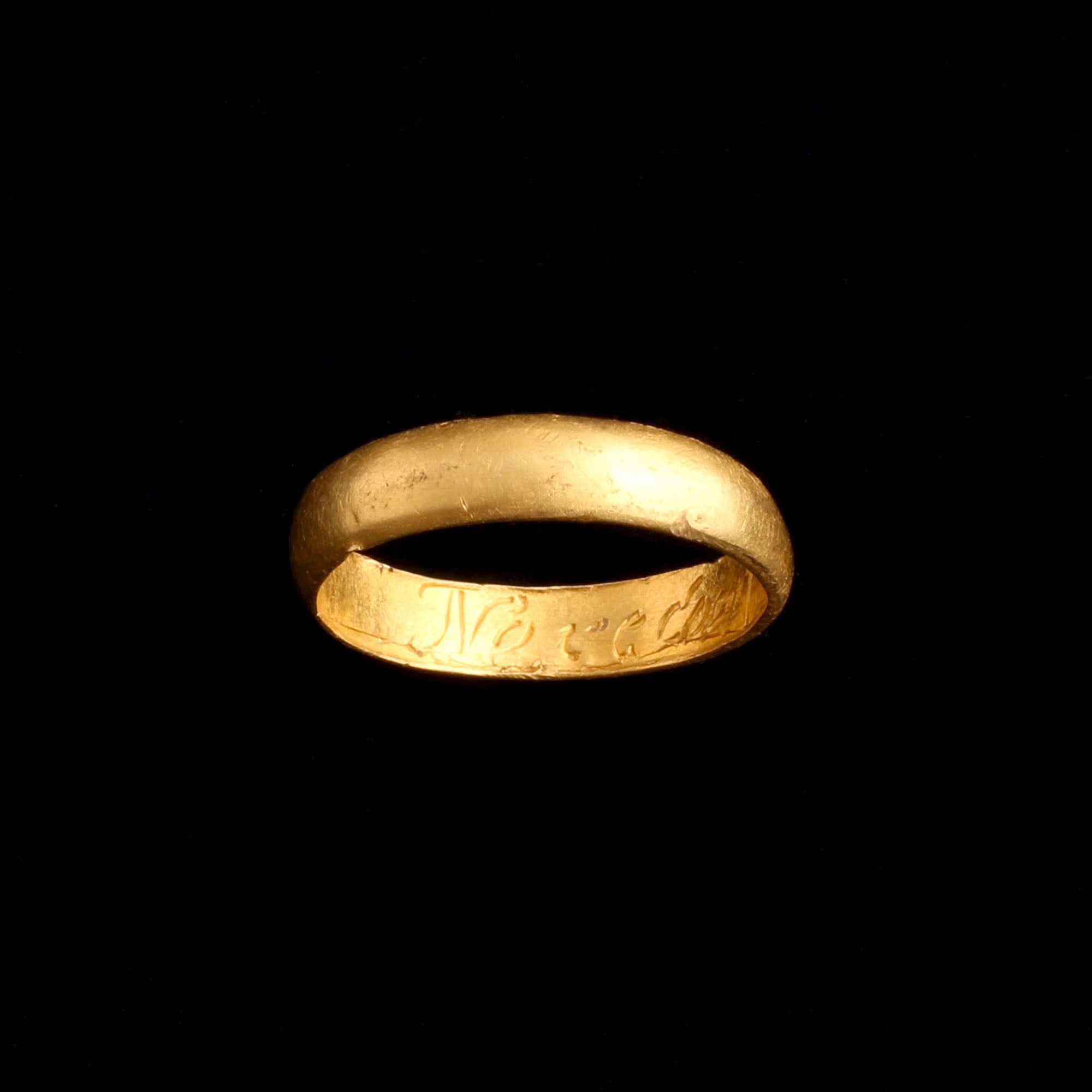 18th Century "No recompence but love" Posy Ring