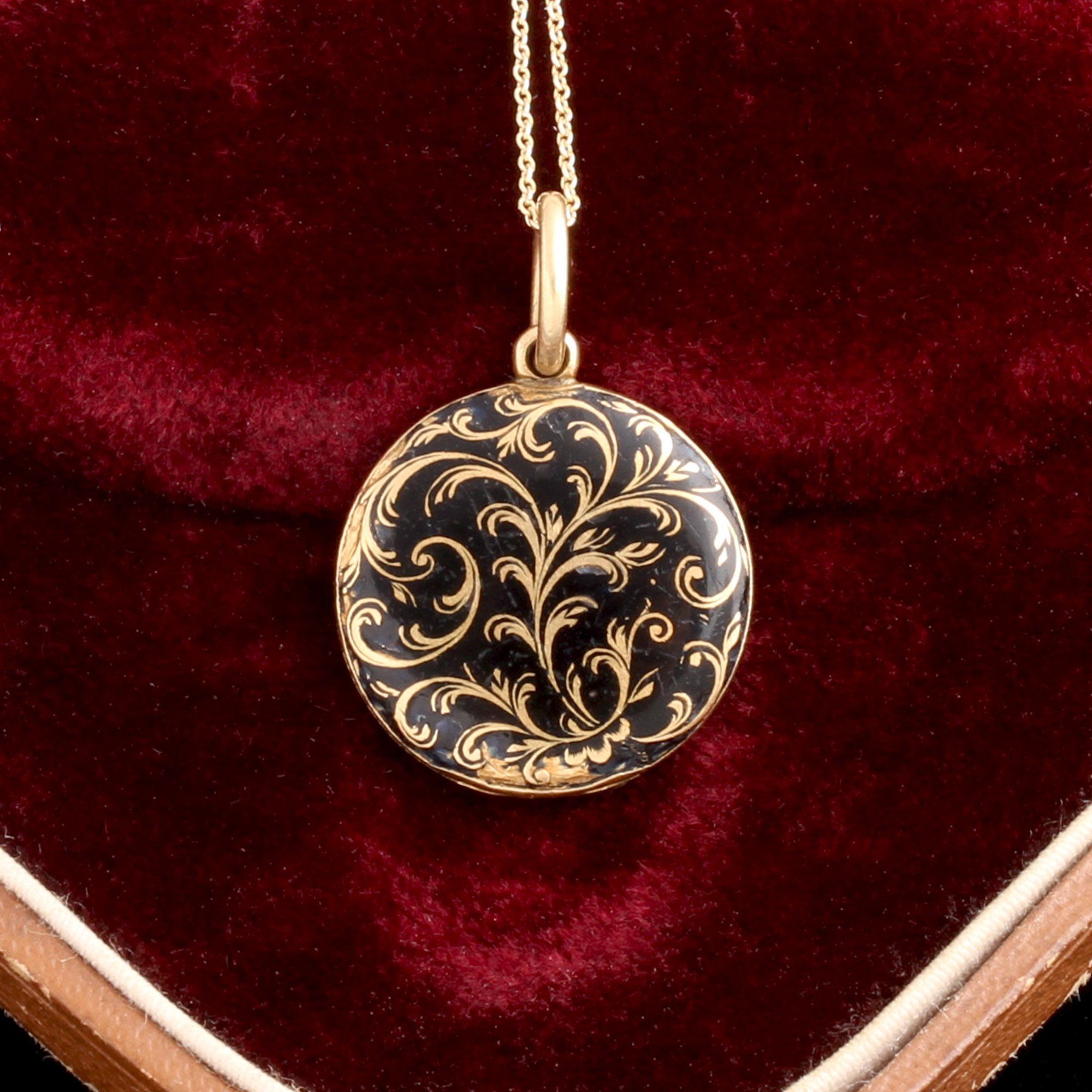 Early Victorian Mourning Locket