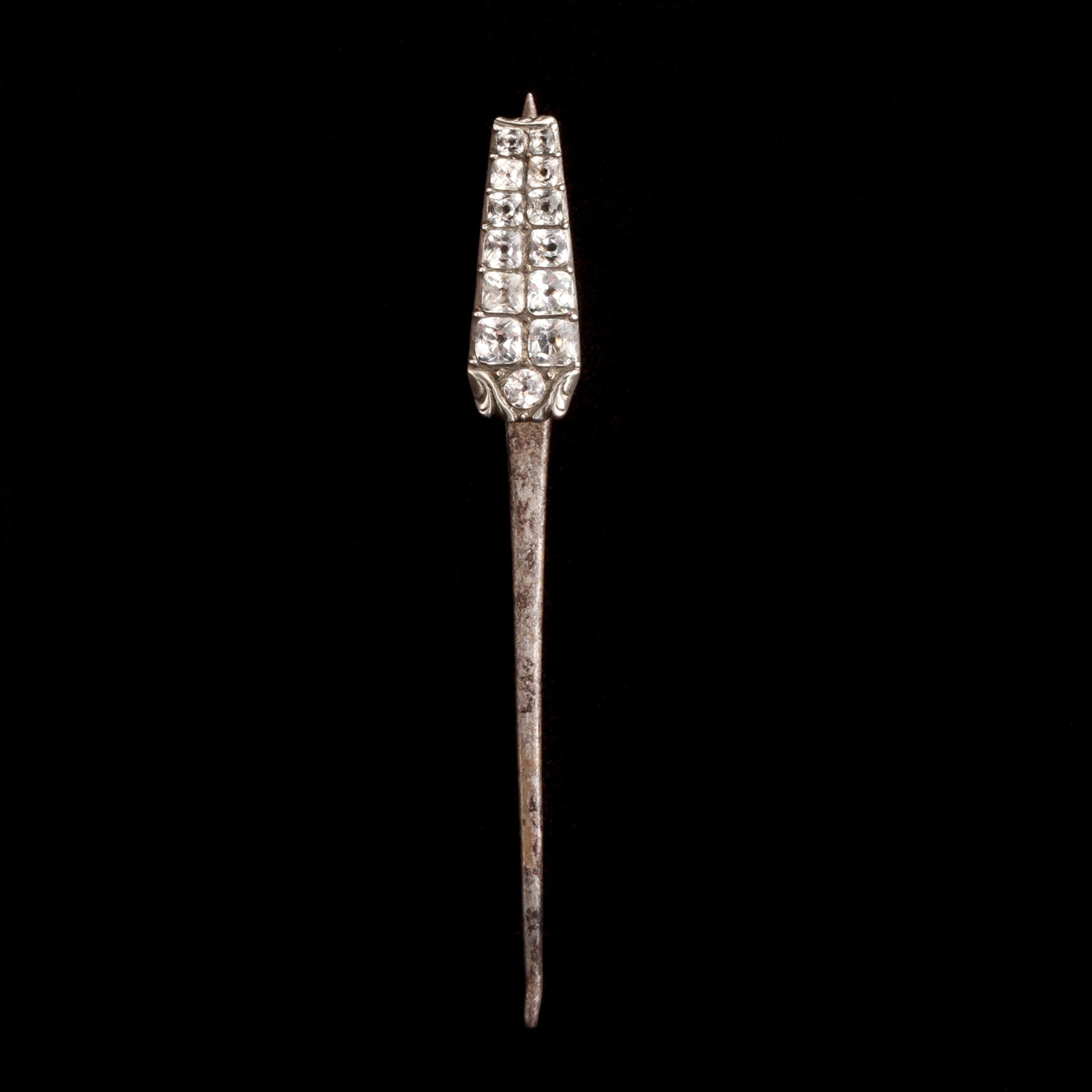 Georgian Paste Wig Pin