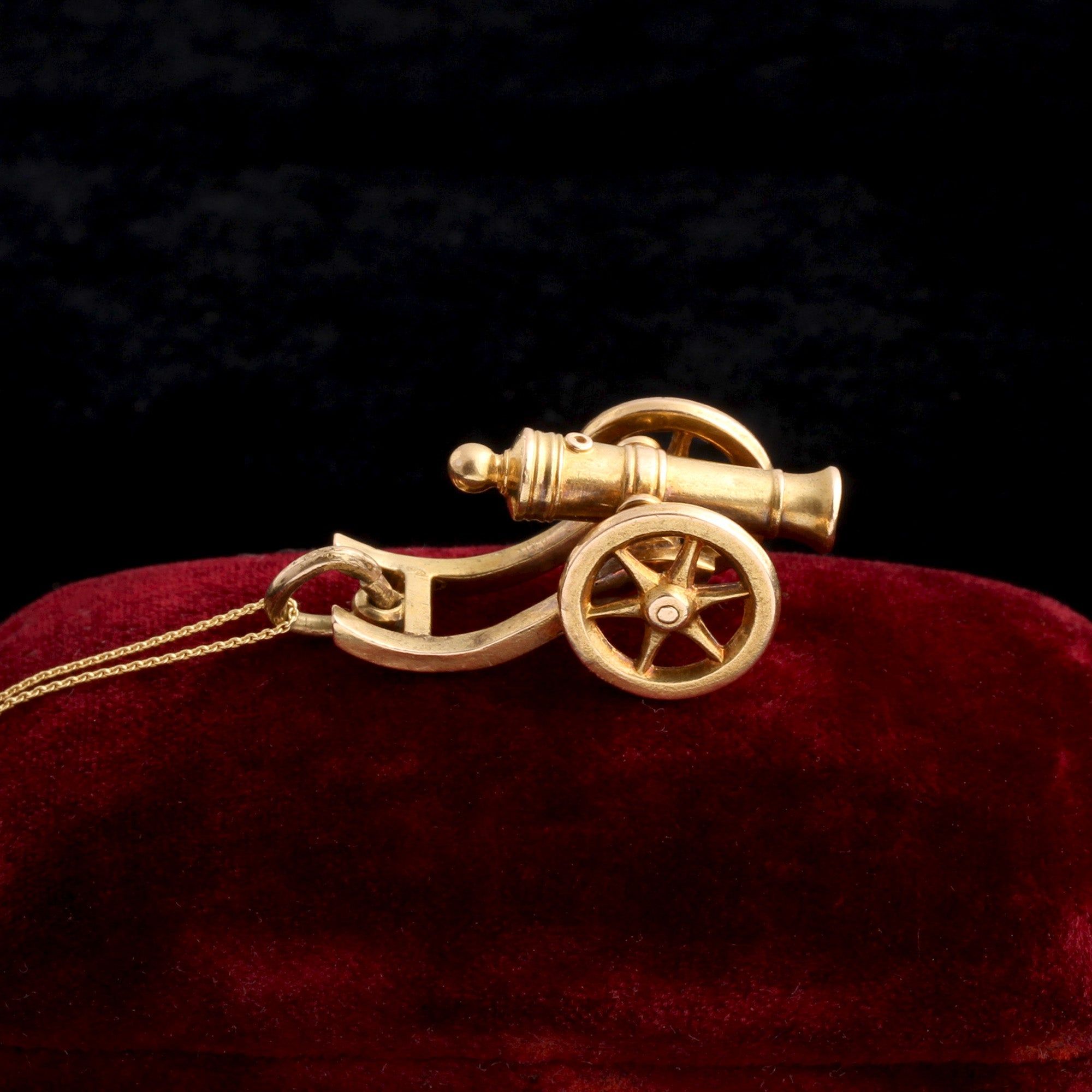 WWI Era Cannon Whistle Necklace