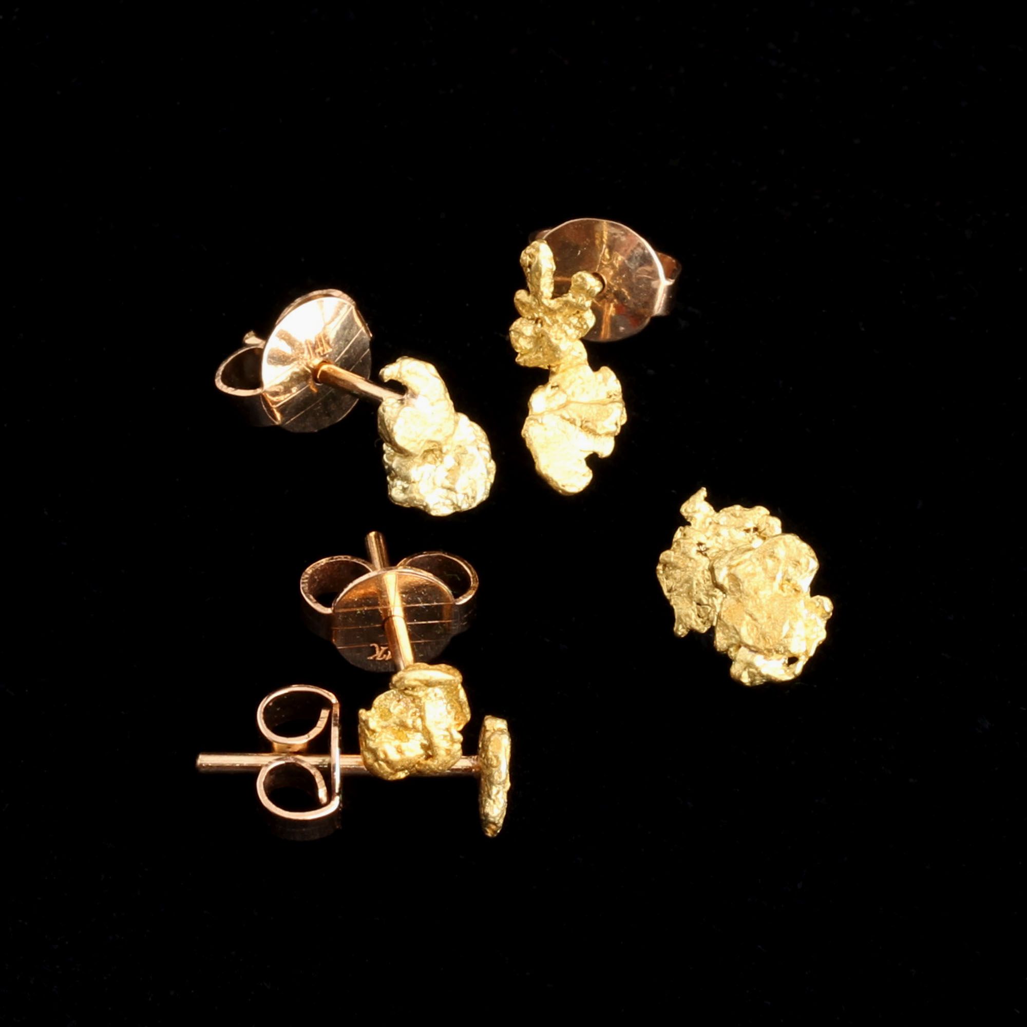 EW Original Gold Nugget Stud Earrings — Erica Weiner