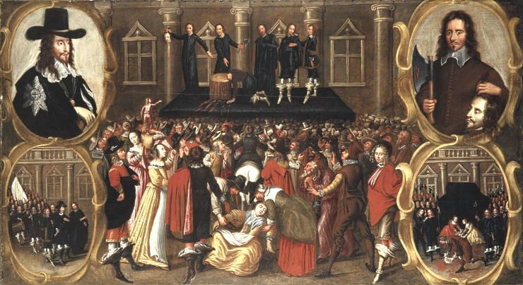 Painting of the Execution of Charles I. 
