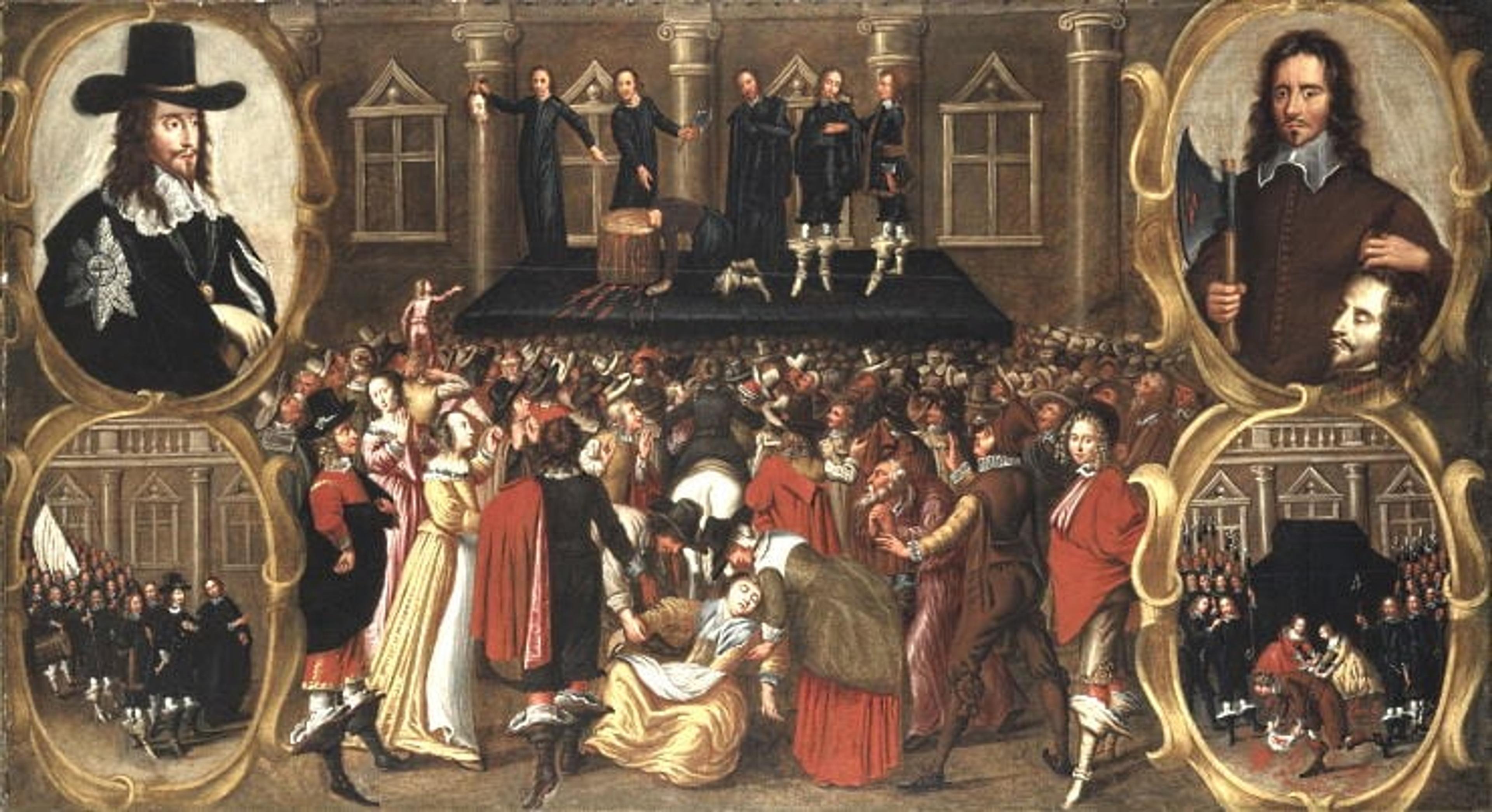 Painting of the Execution of Charles I.