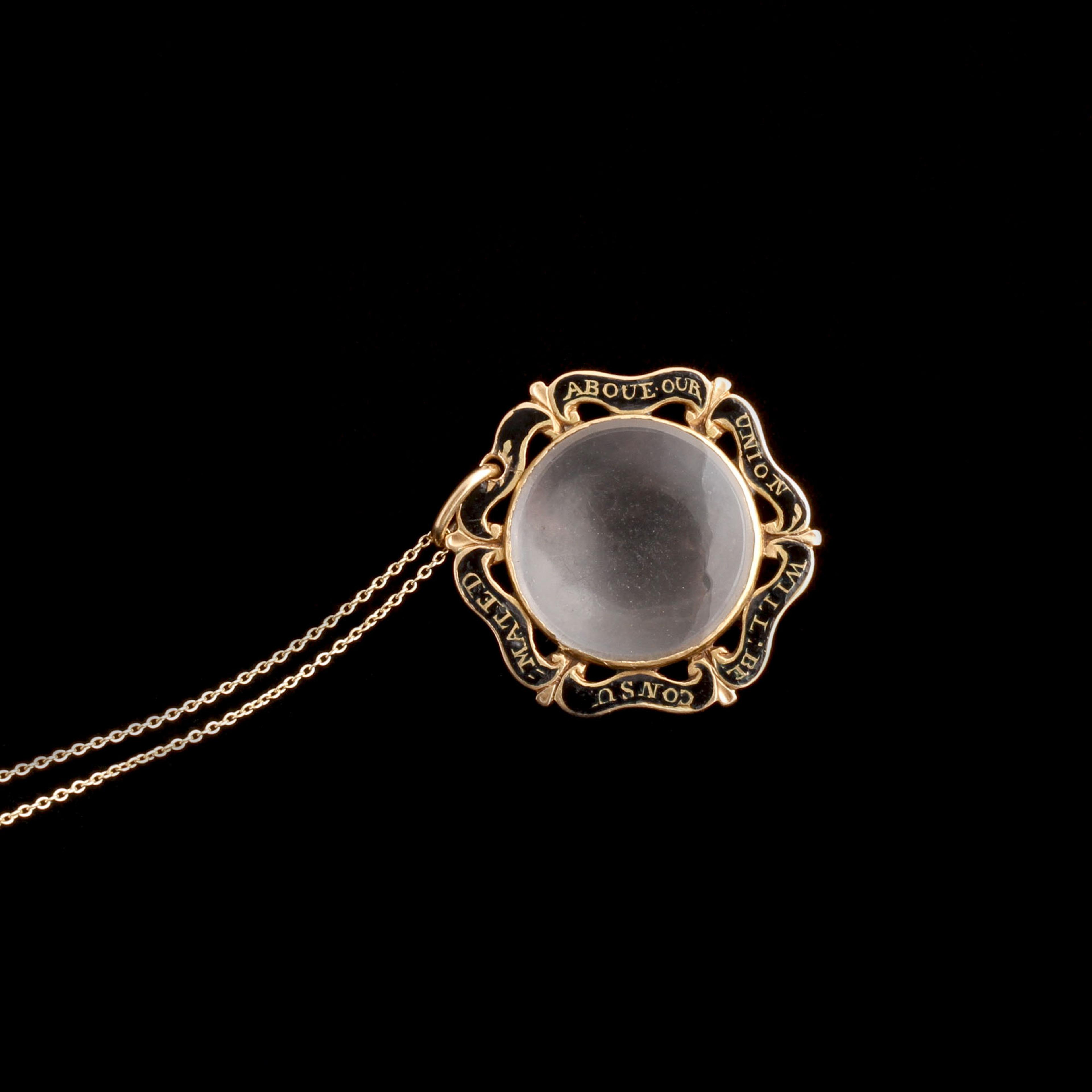 Georgian Our Union Will Be Consummated Memorial Locket