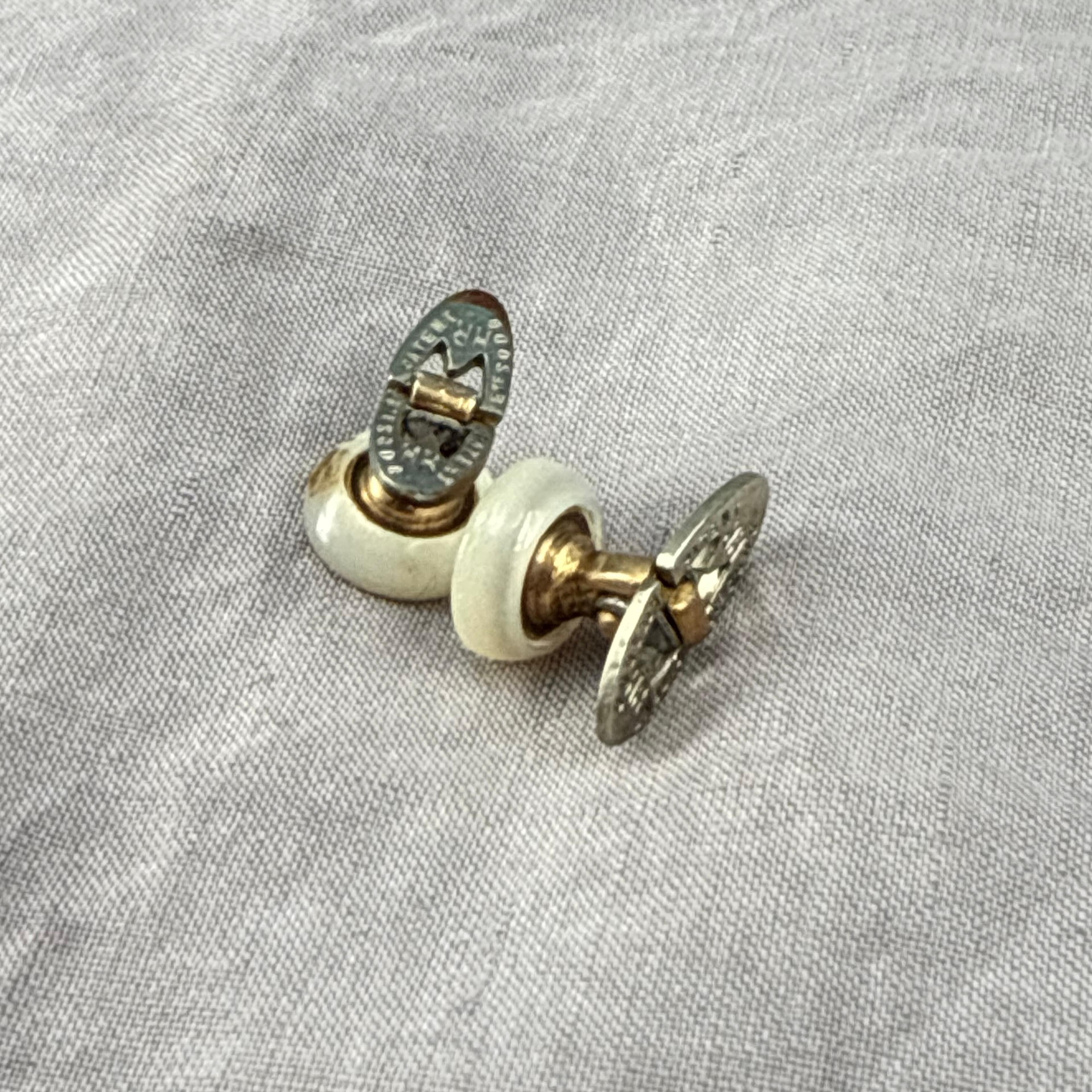 MOP "Button" Illusion Cuff Links