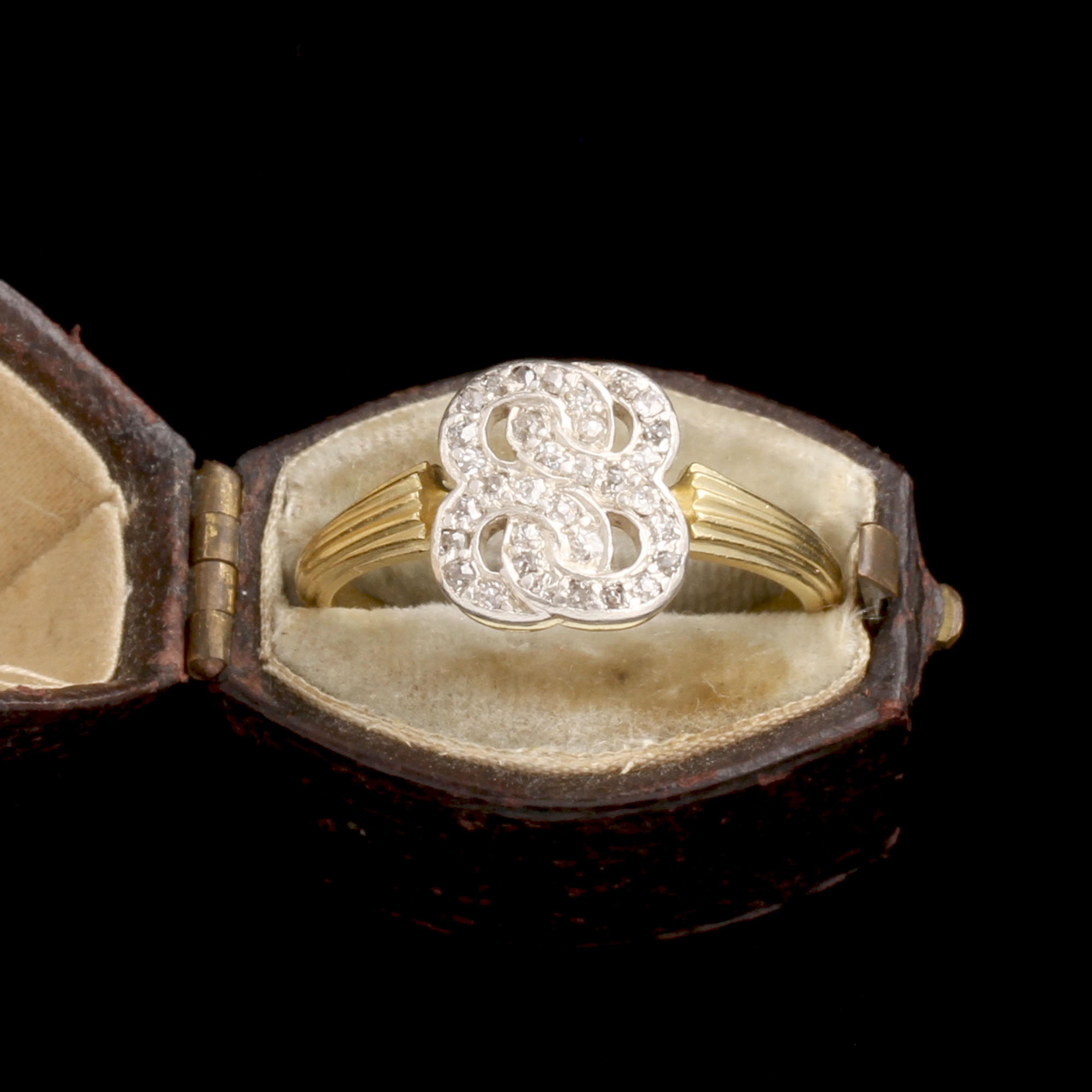 Victorian "88" Old Mine Cut Diamond Ring