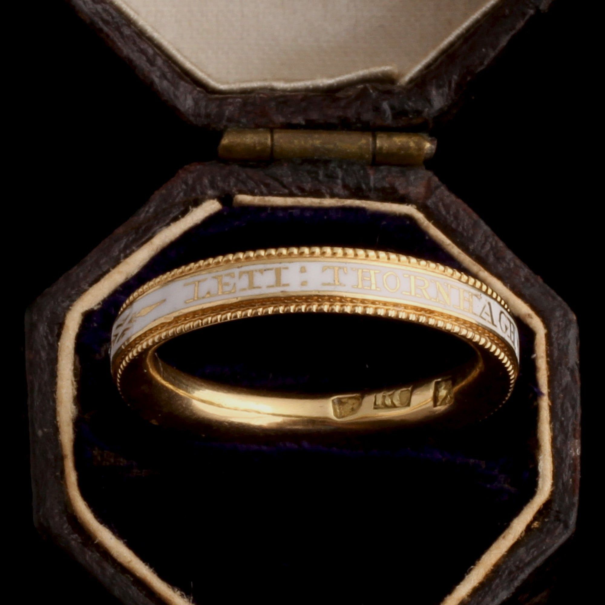 Georgian Letitia Thornhagh Mourning Ring