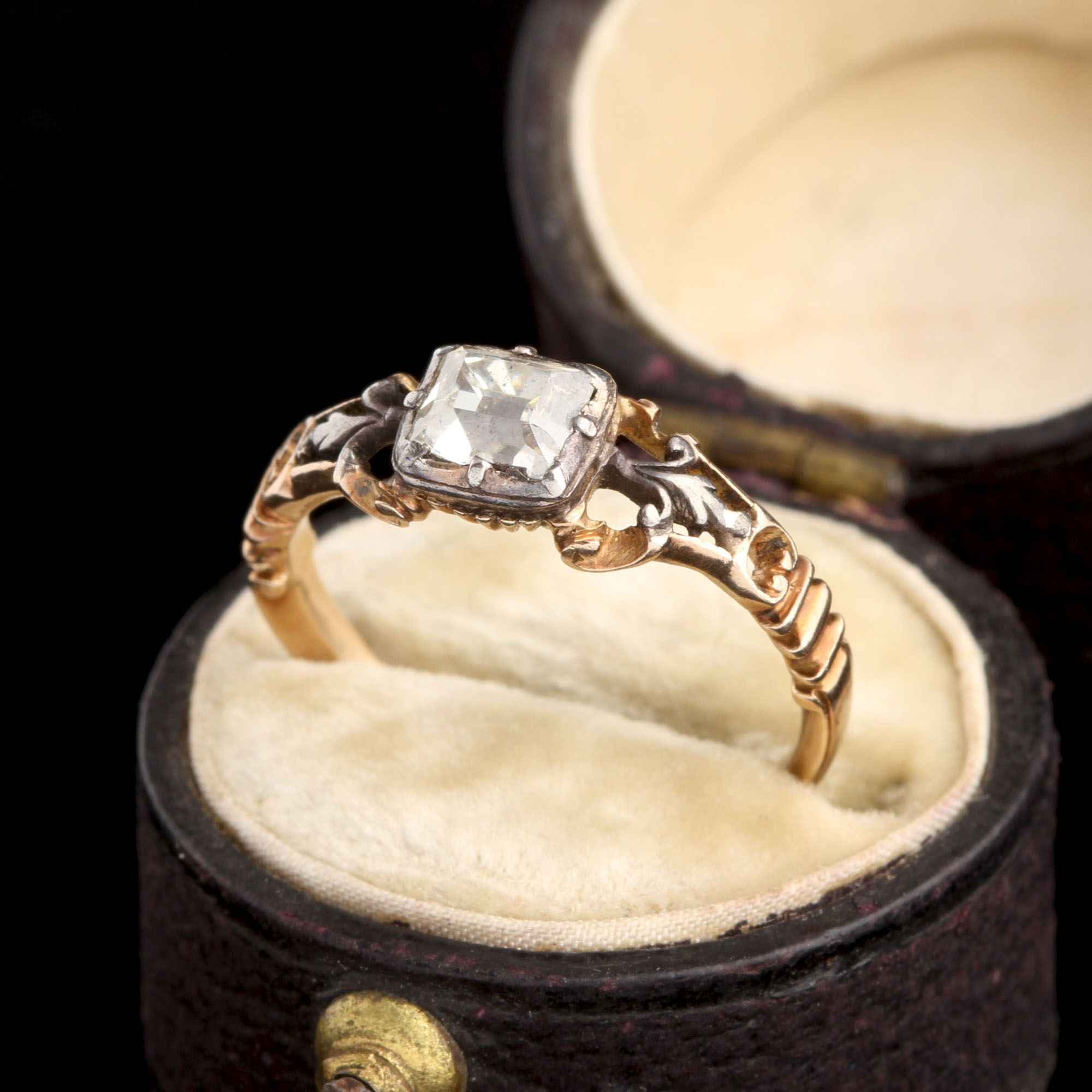 Late 18th Century Table Cut Diamond Ring