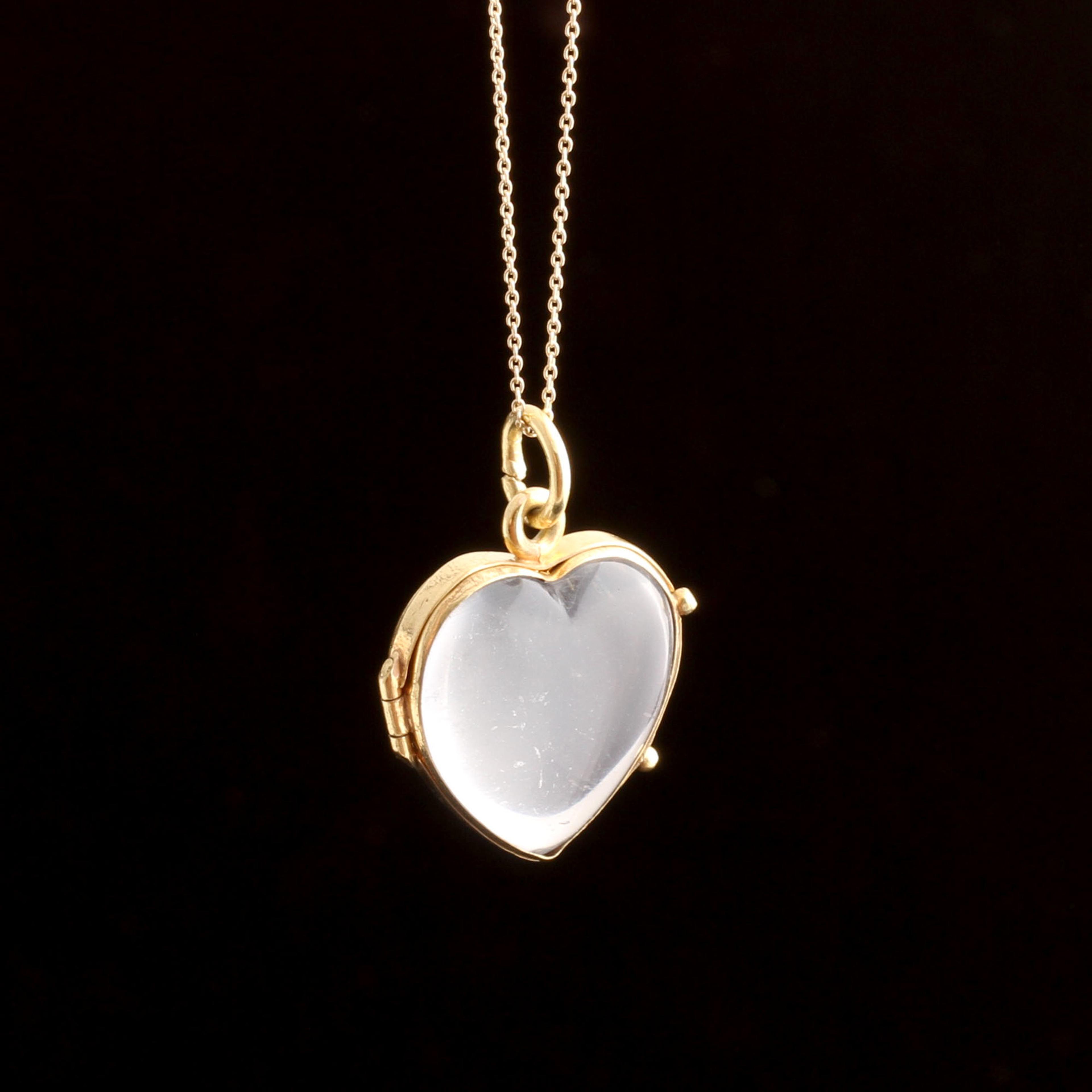 Victorian Heart-Shaped Ball Locket